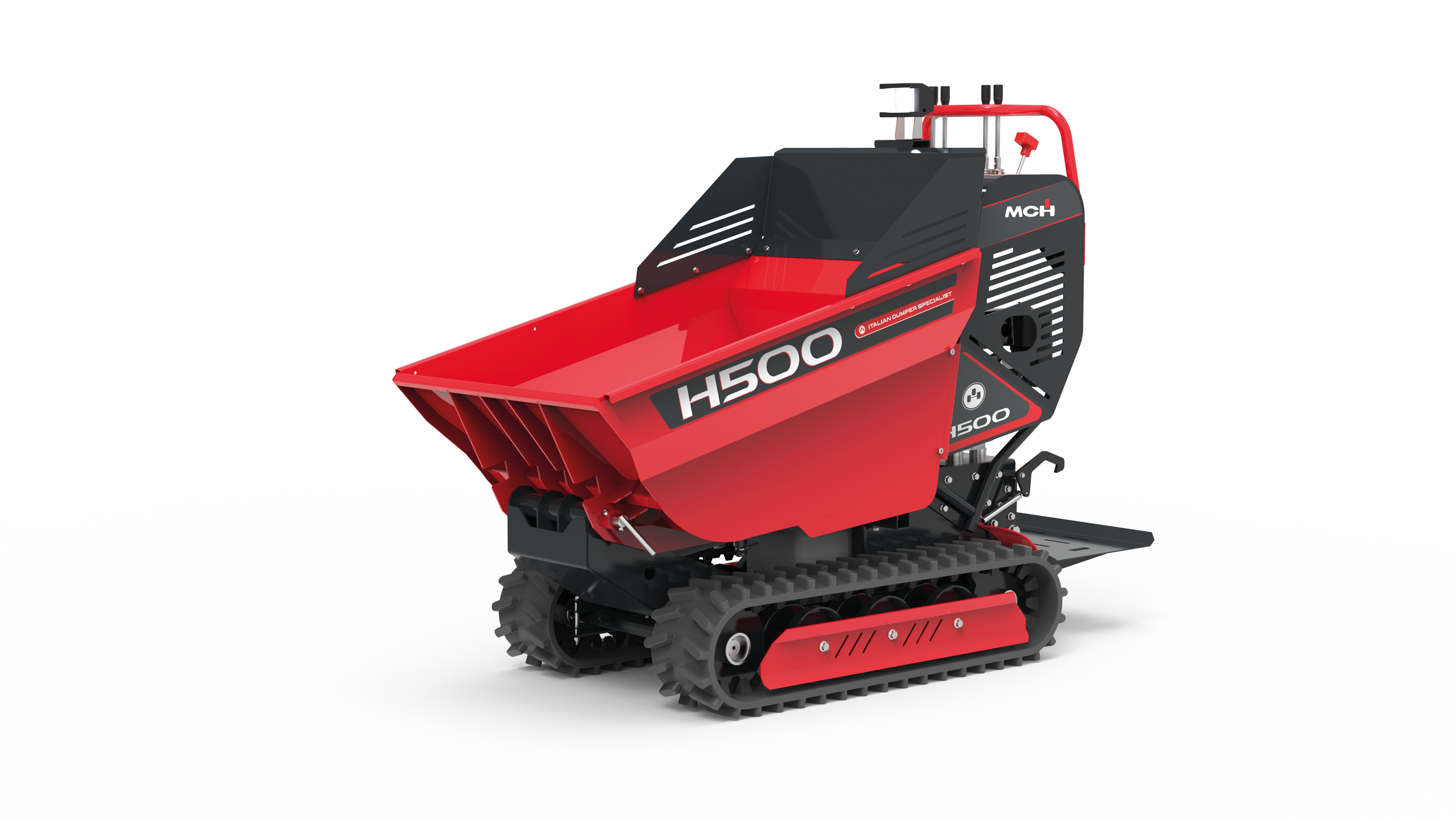 Minidumper cingolato H500 senza pala autocaricante