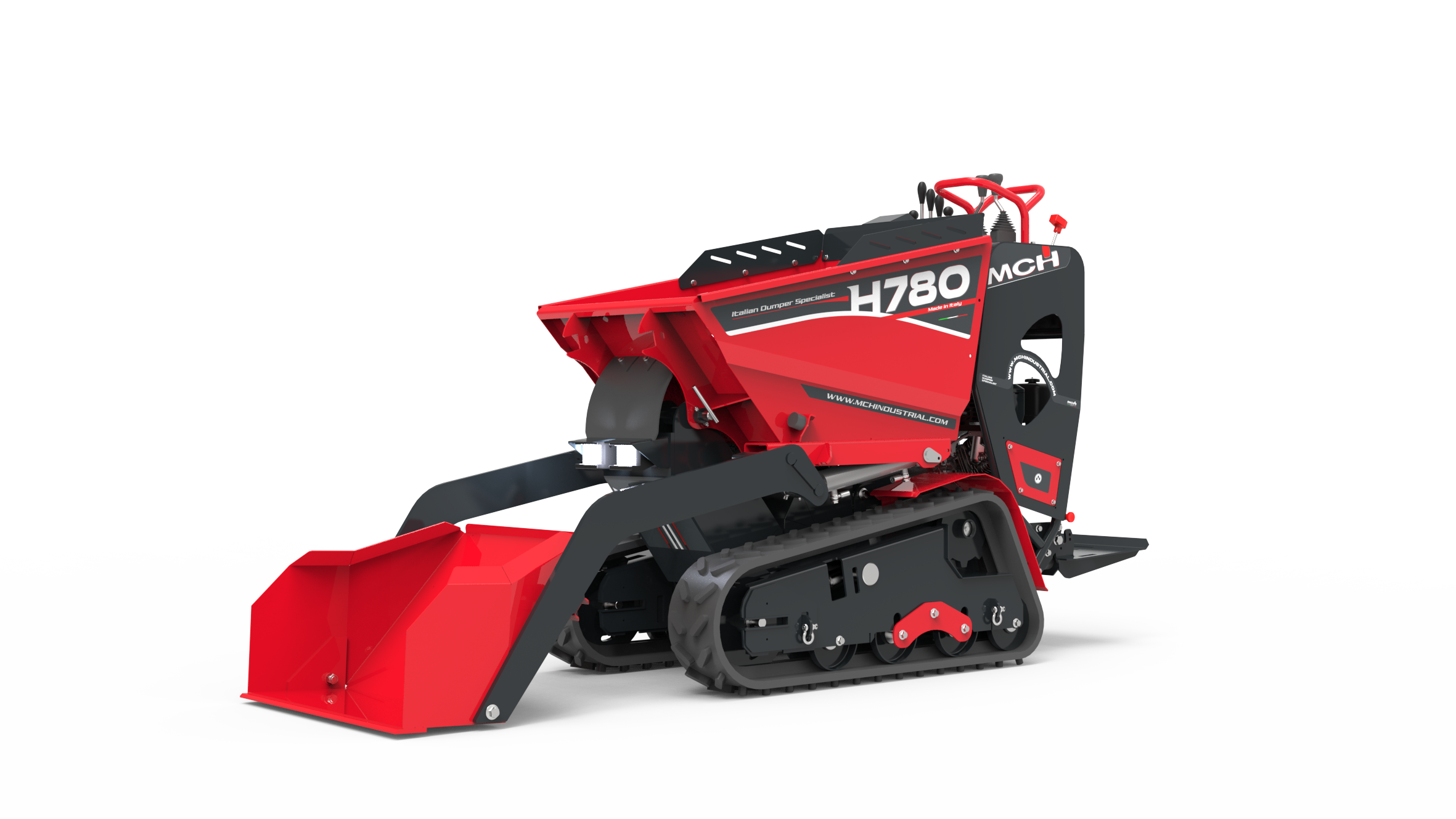 Minidumper cingolato H780 FT con pala autocaricante