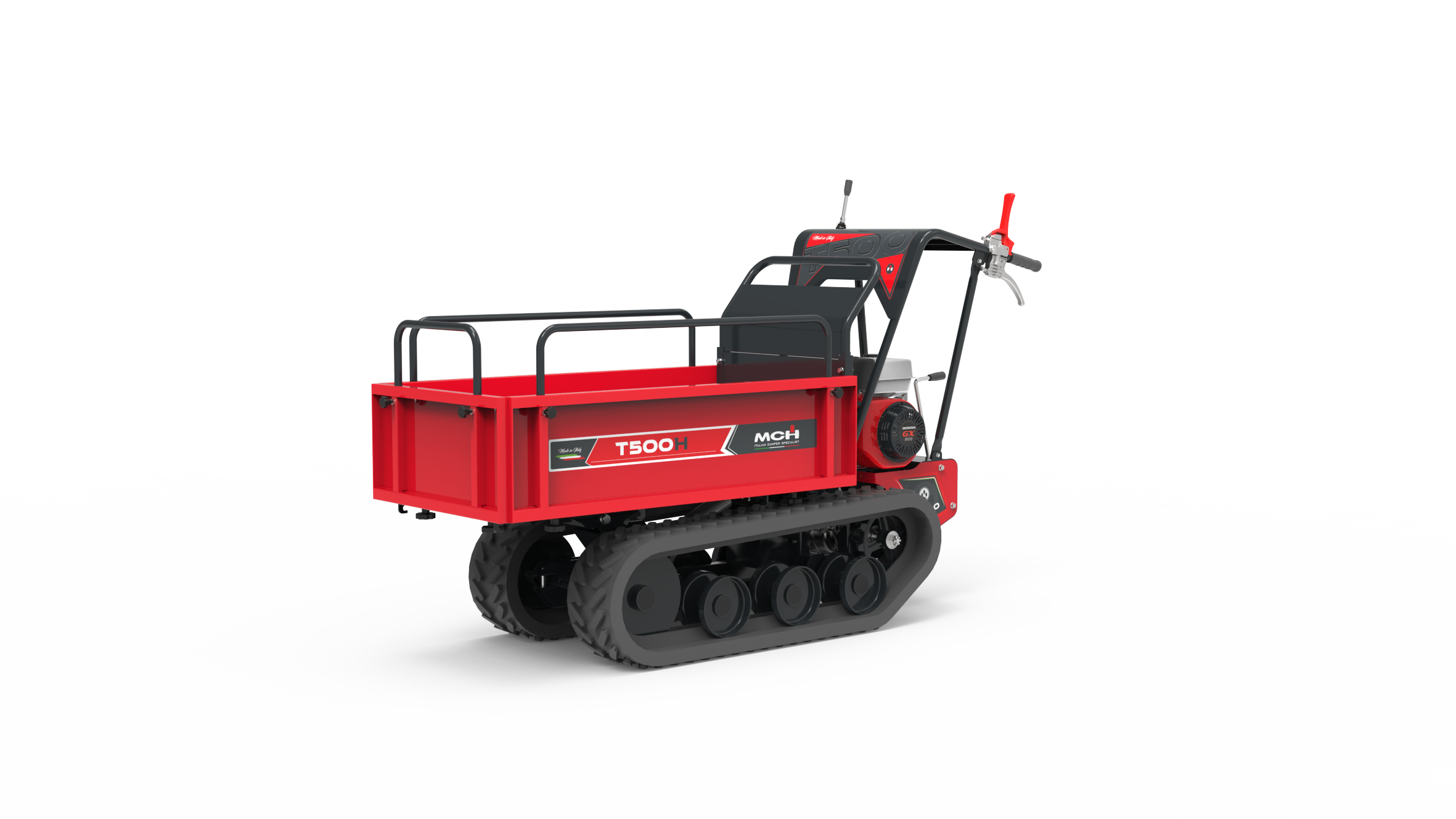 Minitrasporter cingolato T500H con ribaltamento idraulico