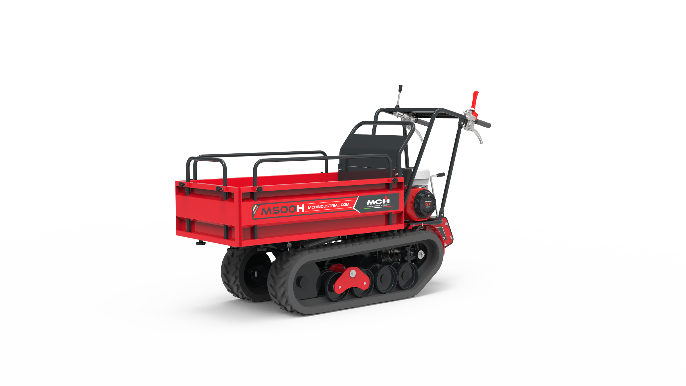 Minitrasporter cingolato M500H con ribaltamento idraulico