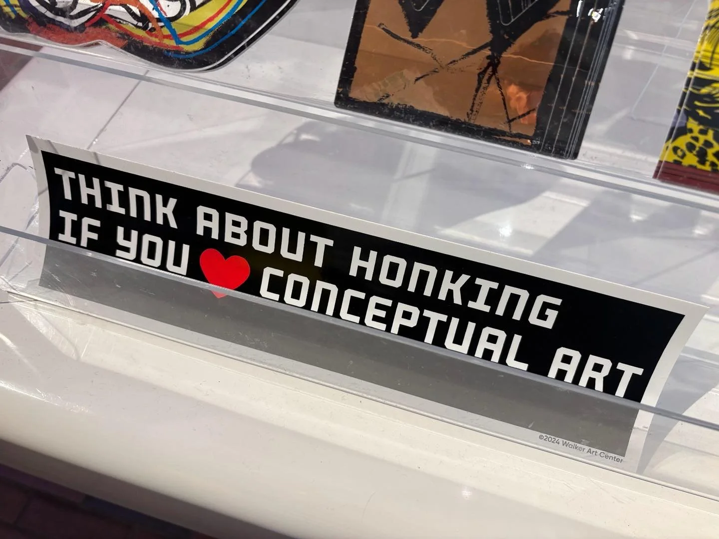 Seen and appreciated at the Walker!