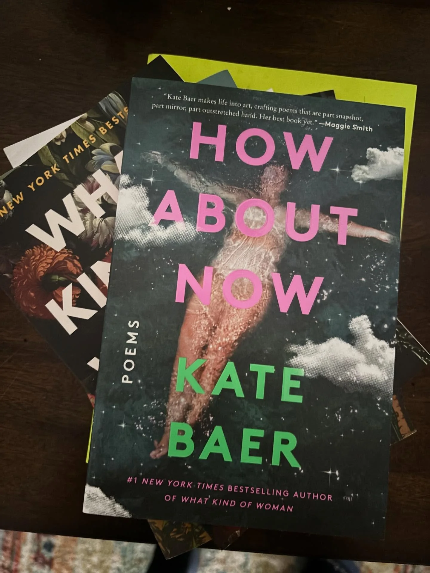 Kate Baer! Ugh when a writer you love is as brilliant and beautiful and vibrant in person as she is on the page. Poetry is medicine. So is sitting next to Laura Fanucci crying together while a poet you both love talks about how important female frien