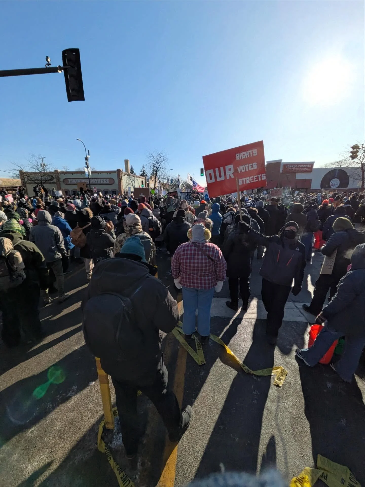 Saturday. Minneapolis. Sometimes hope isn&rsquo;t a feeling, it an action. A decision. 💔