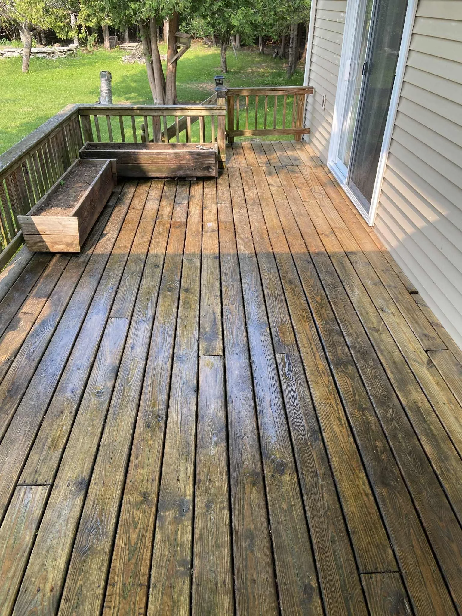 The proper cleaning process can leave a deck looking like it was just built!