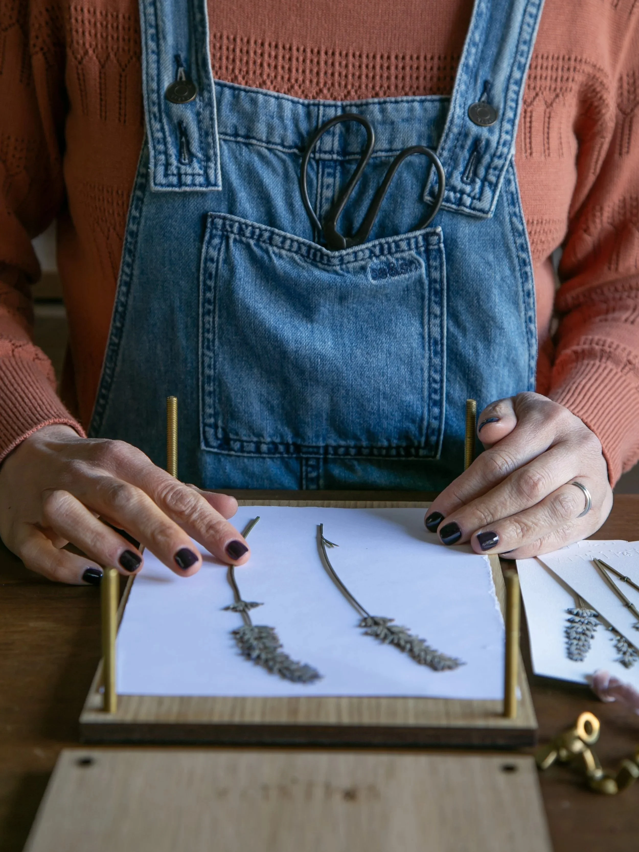 Atelier pressage de fleurs