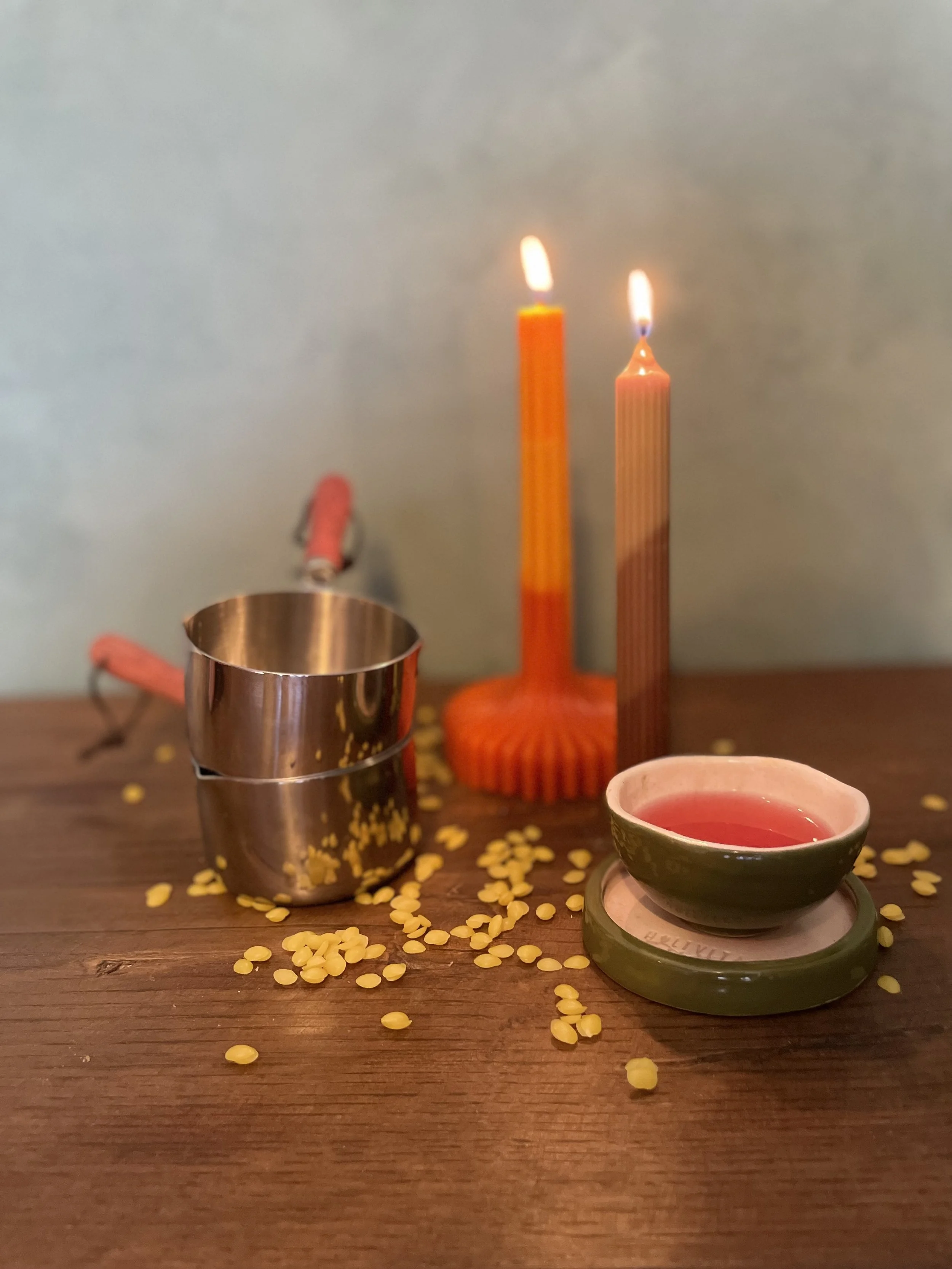 Atelier bougie à la cire d'abeille