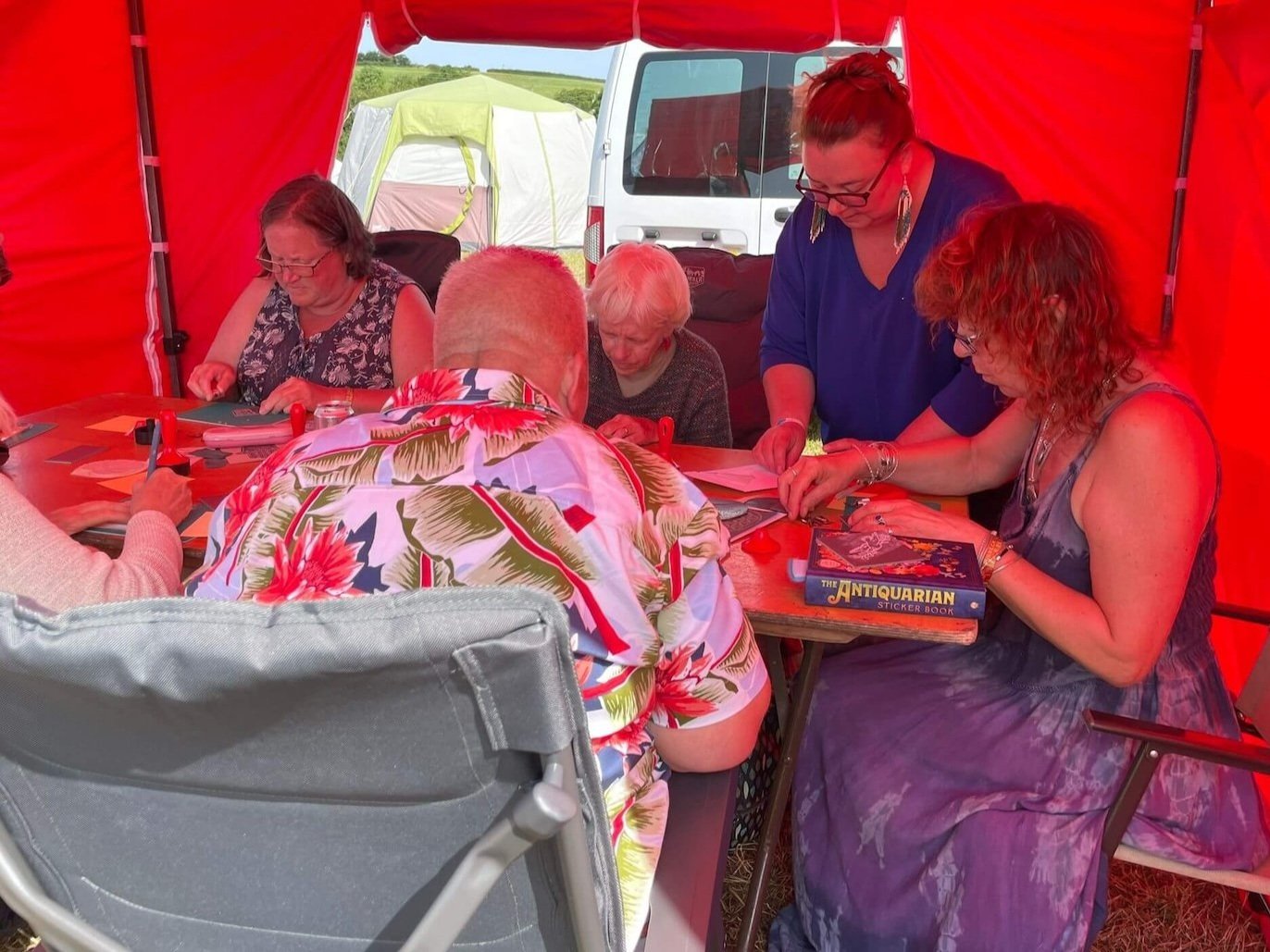 Lino Printing Workshops at Purbeck Valley Folk Festival