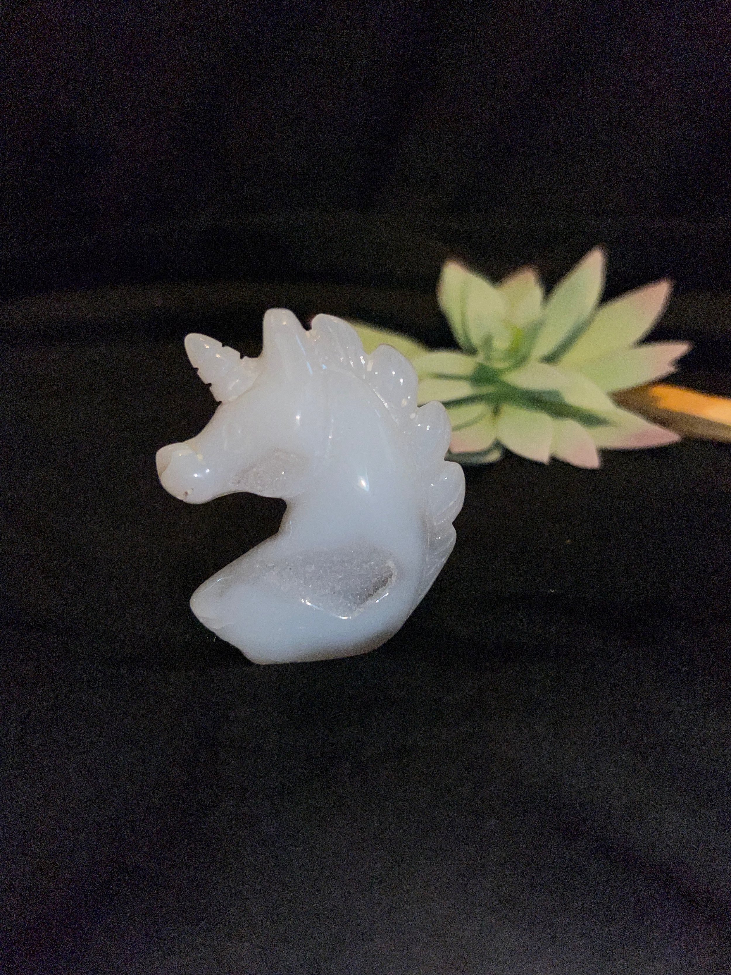 Druzy Agate Unicorn