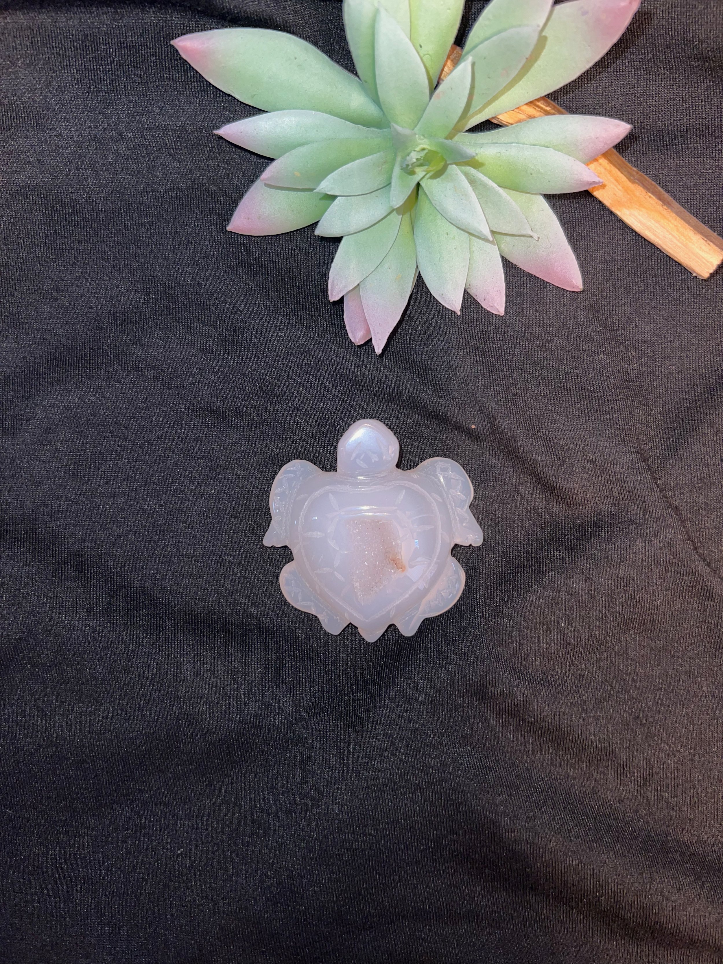 Druzy Agate Turtle