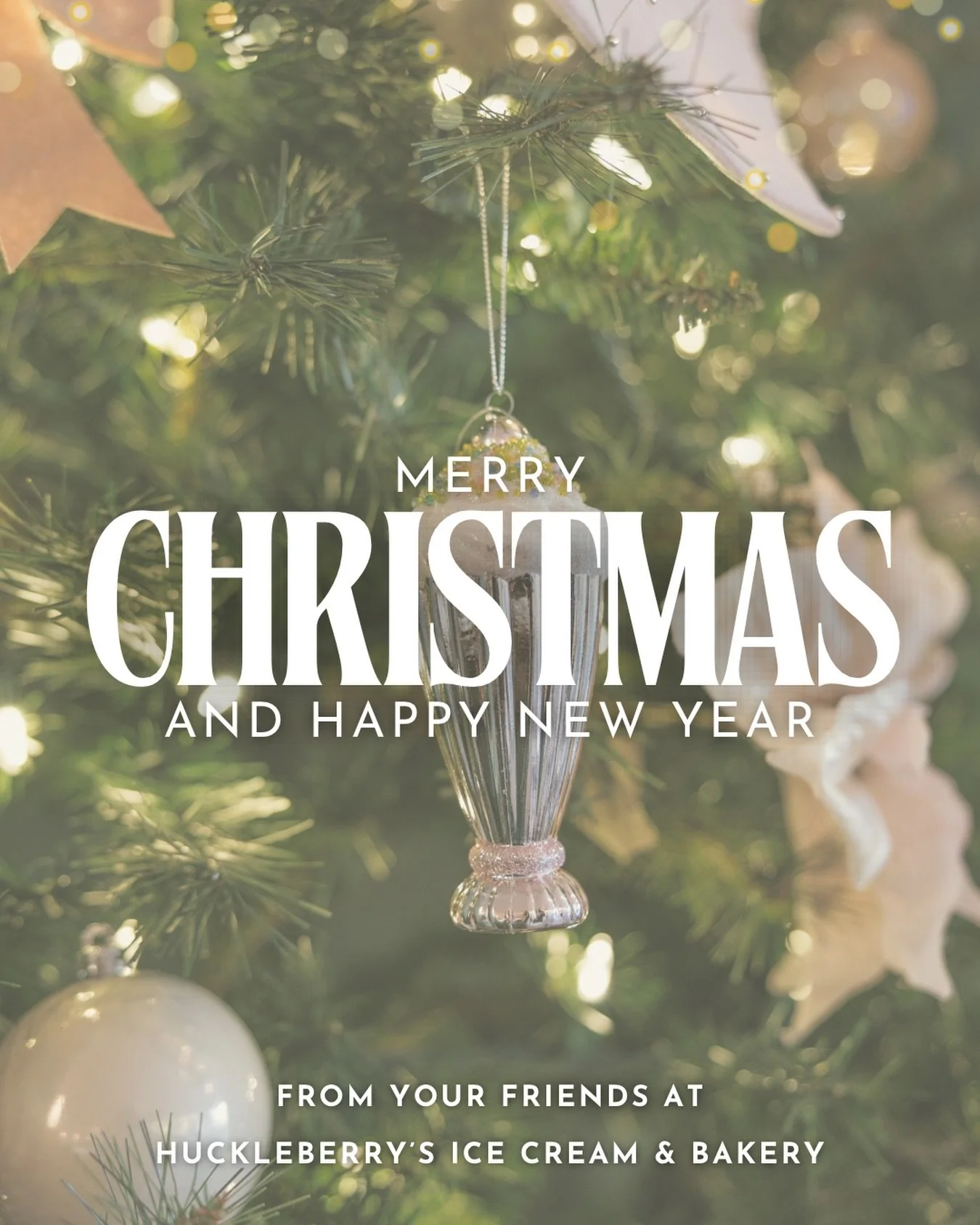 Merry Christmas from our kitchen to your home! 🎄🍪

Wishing you a day full of sweet treats, cozy moments, and all the joy this season brings.

#wisdells #huckleberrysicecreamandbakery #christmasinwisconsin #downtowndells #locallyowned