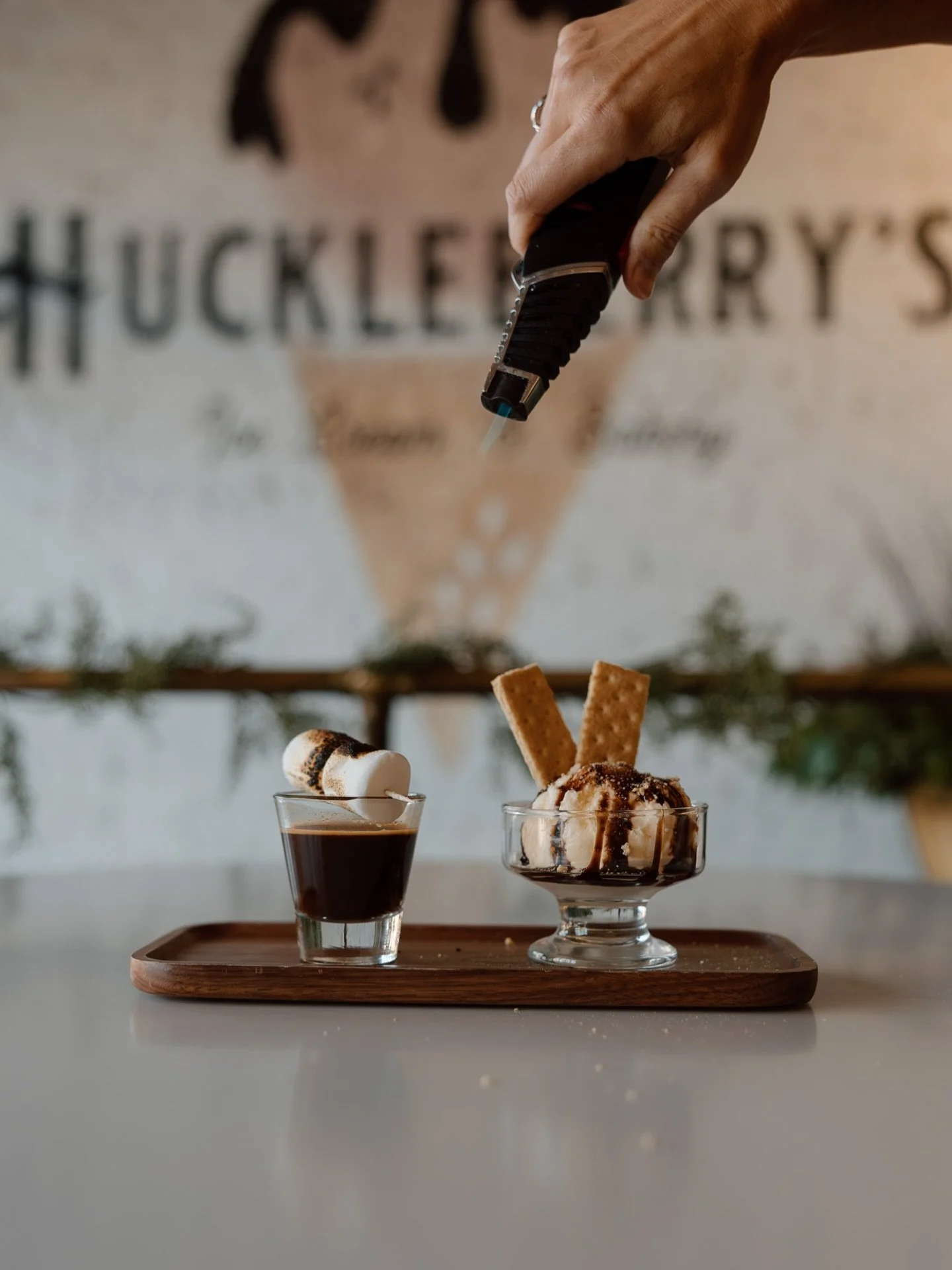 Who says ice cream can&rsquo;t be cozy?

Stop in and try our Toasted Marshmallow Mocha Affogato&mdash; the perfect blend of cool and cozy! ☕️🍨

#wisdells #huckleberrysicecreamandbakery #downtowndells #openyearround #waterparkcapitaloftheworld