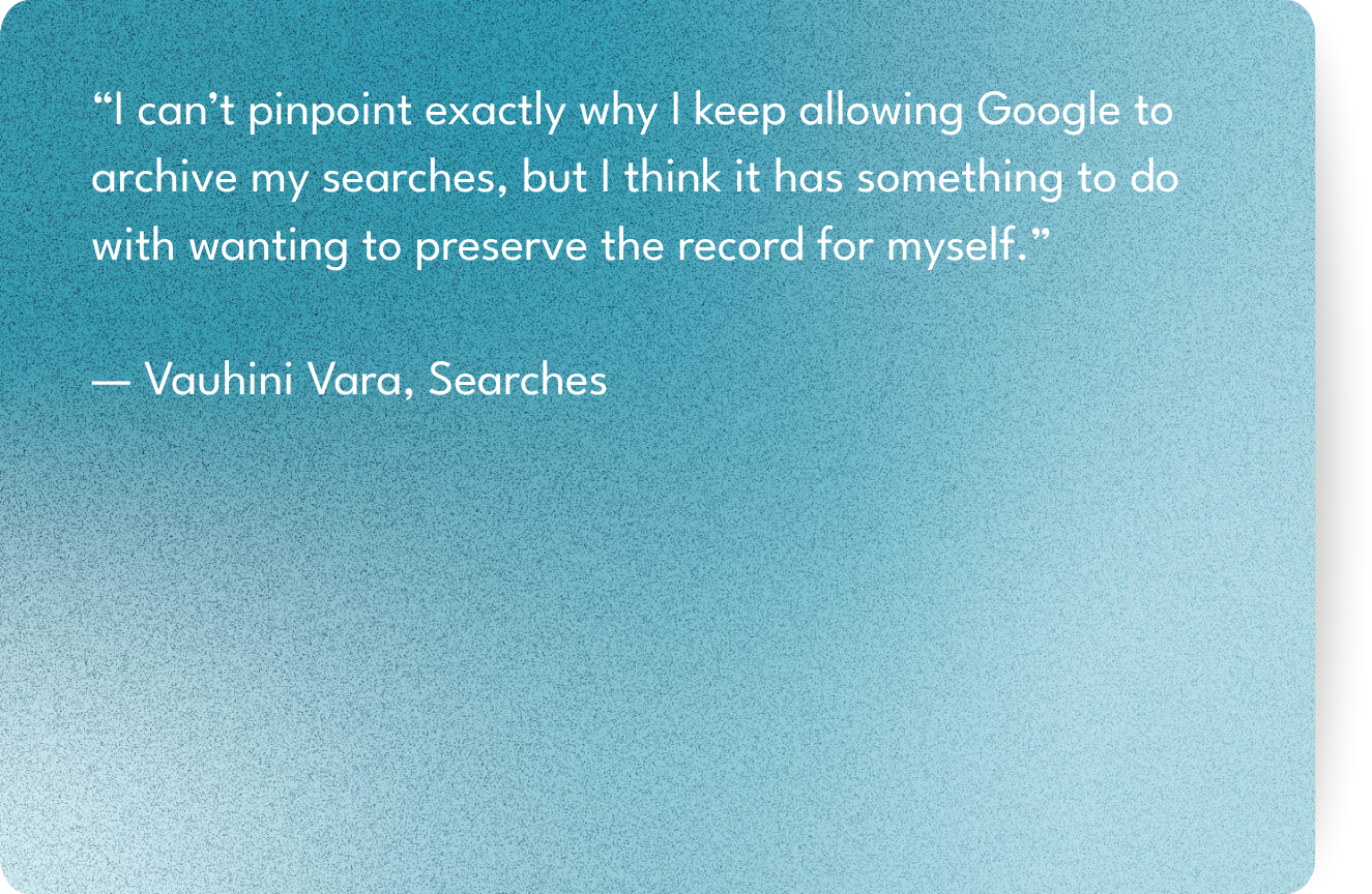 blue grainy gradient with white text quote