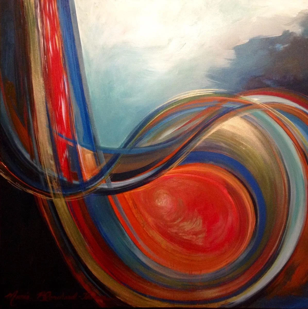 As I Close My Eyes | 30" x 30"