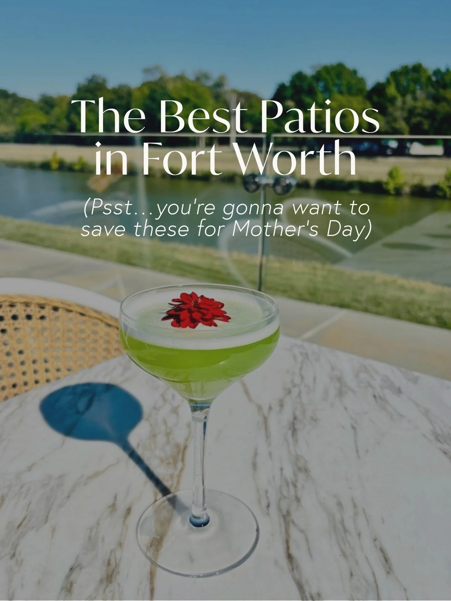 Even if the weather doesn&rsquo;t cooperate on Mother&rsquo;s Day, these ultimate patio spots in Fort Worth are worth checking out this spring &amp; summer! Have you been to any on this list? What did you think? Let me know in the comments!