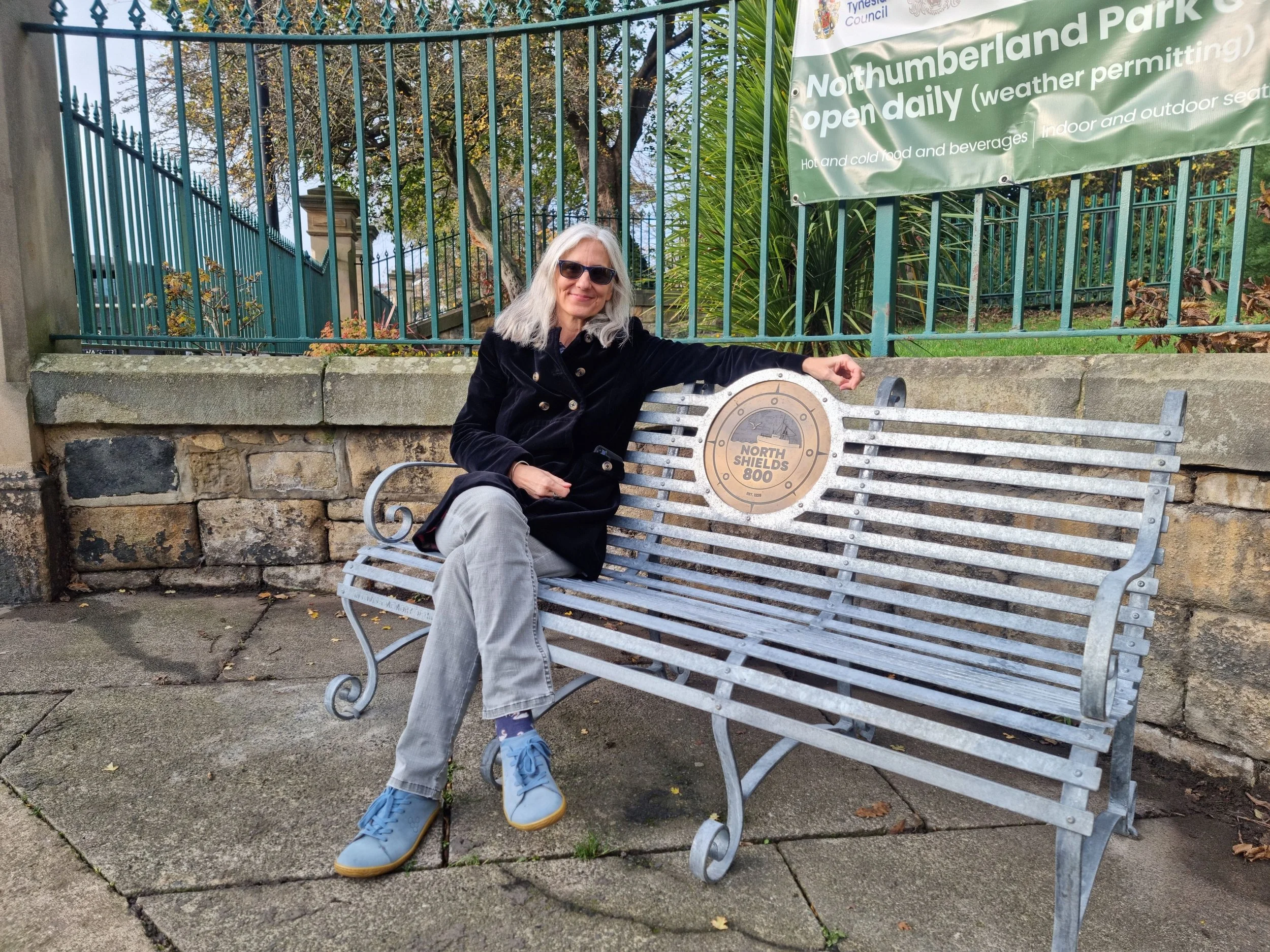 North Shields 800 bench in tribute to Hilton Valentine