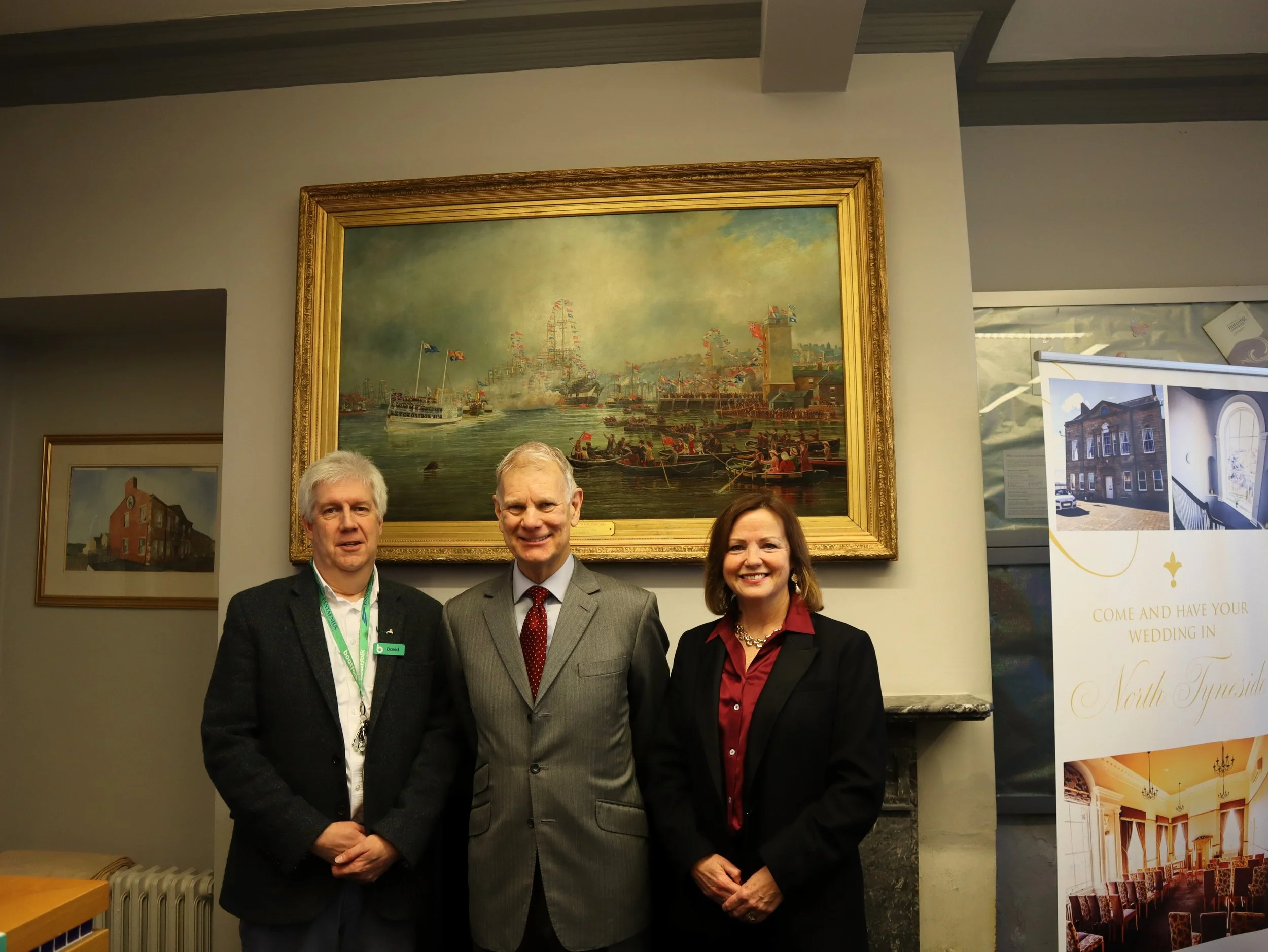 Historic Painting Restored for North Shields 800 Celebrations
