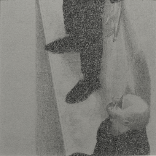 Dissonance.
Graphite on heavyweight drawing paper, 2023
6"x6"