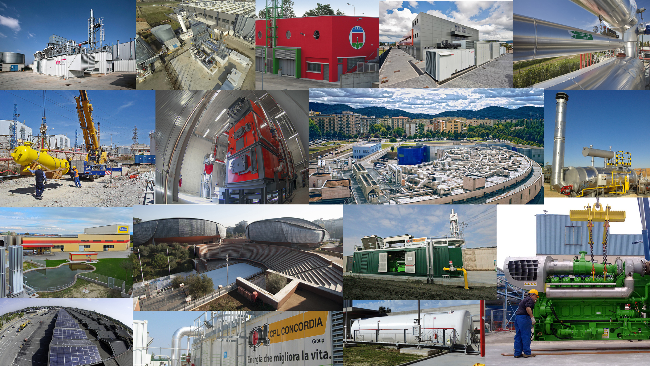 Truspace CDE (ACDat)  l'immagine mostra un puzzle di progetti CPL Concordia