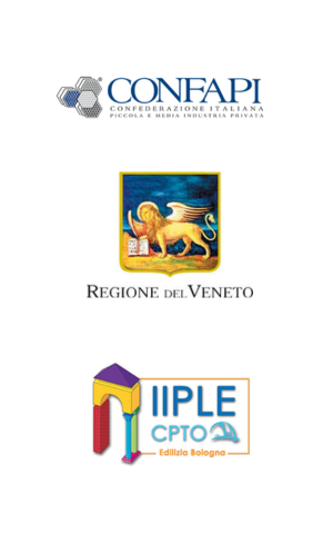 Loghi di CONFAPI, Regione del Veneto e IIPLE CPTO Edizione Bologna
