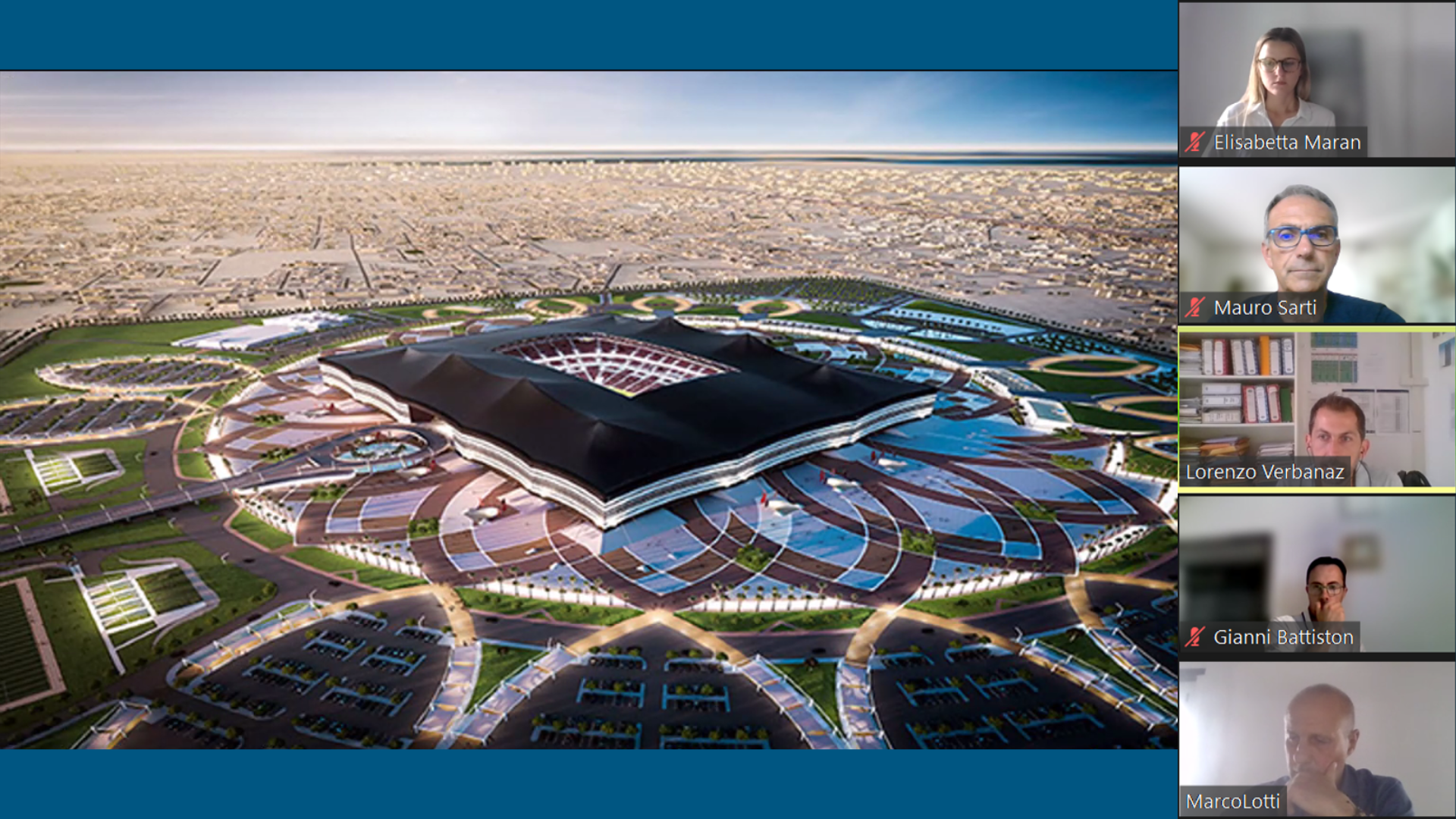 Immagine che mostra un webinar di introduzione al BIM con  studenti - ComPA e 4Days