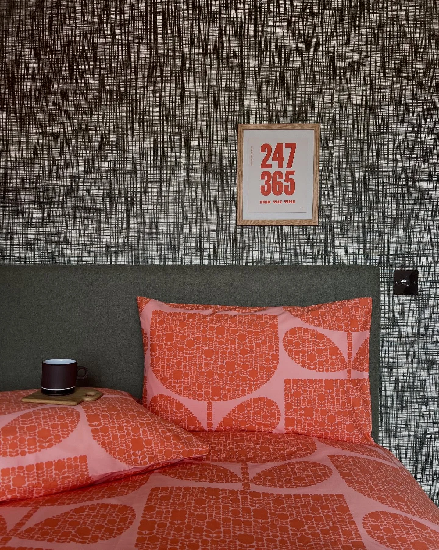 Bedding of dreams from @orlakiely.  This will be my weekend situation.  #orlakiely #orlakielyhome #orlakielybedding