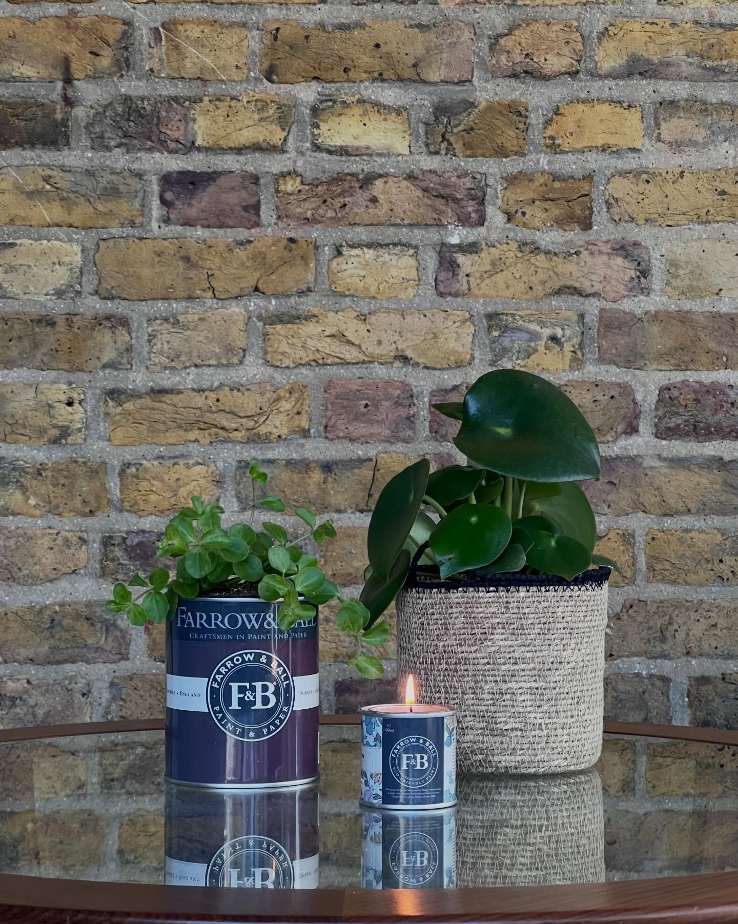 Recycled my @farrowandball paint pots. If it&rsquo;s cute I don&rsquo;t bin it.  Let&rsquo;s give packaging a second life! #recyclingpackaging #farrowandballpaint