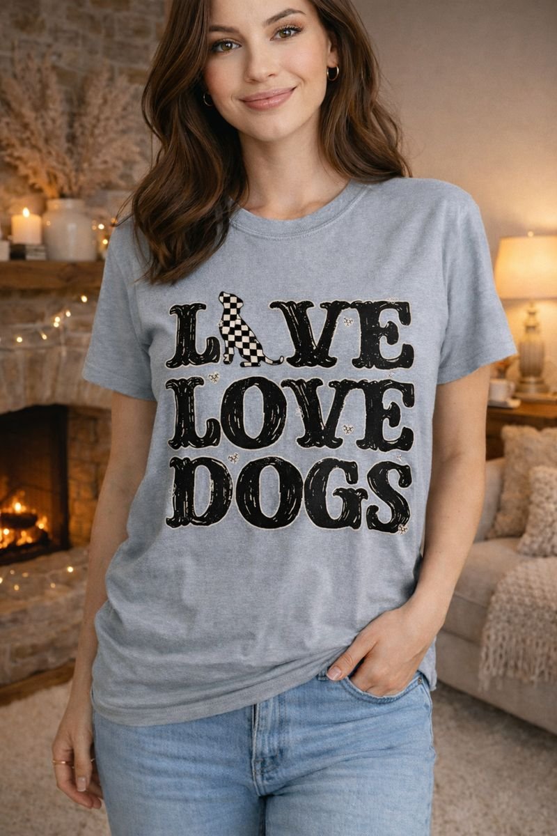 Live Love Dogs Comfort Colors T-Shirt