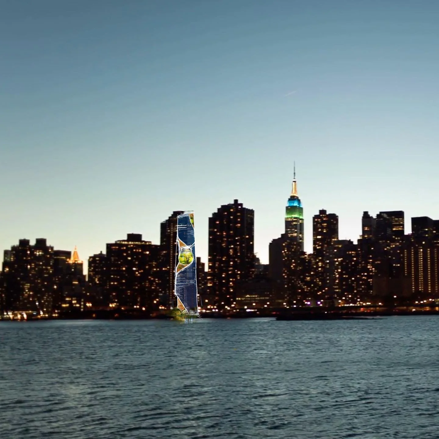 Inspired by current Life Sciences research, a new type of tower design that integrates building, infrastructural, and agricultural systems to create its own internal &lsquo;Lung.&rsquo; The agricultural and building systems  share and renew waste res