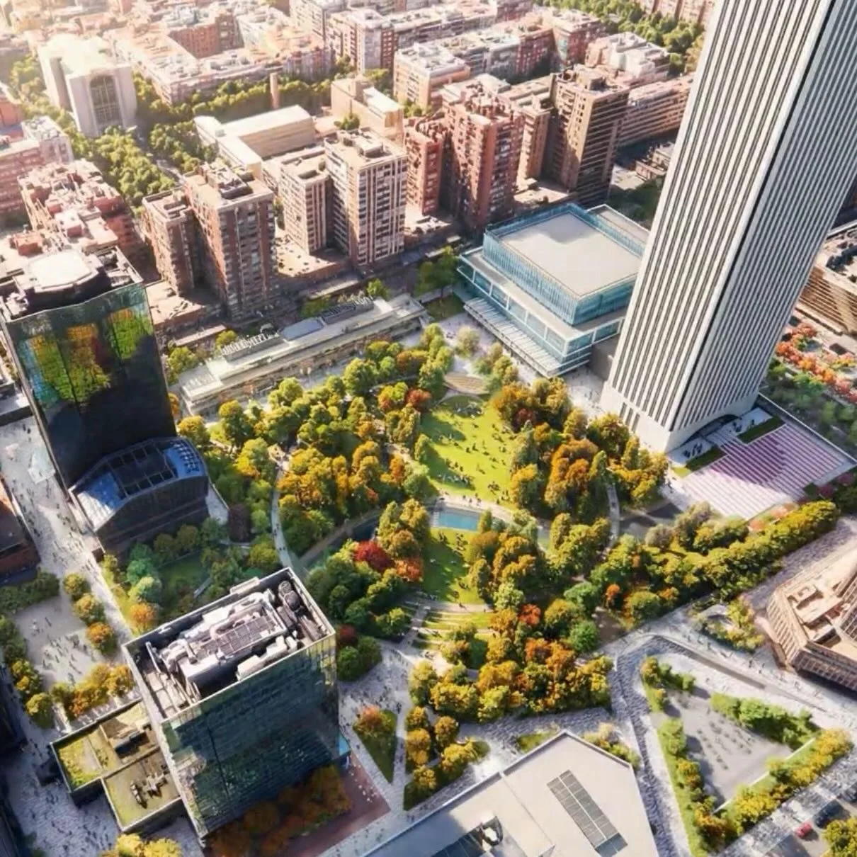 A major step forward this week! I joined Madrid&rsquo;s mayor, Jos&eacute; Luis Mart&iacute;nez-Almeida, at a press conference to announce that funding has been secured for &lsquo;Nuevo AZCA&rsquo; as it moves into the CD phase.

Our design brings a 