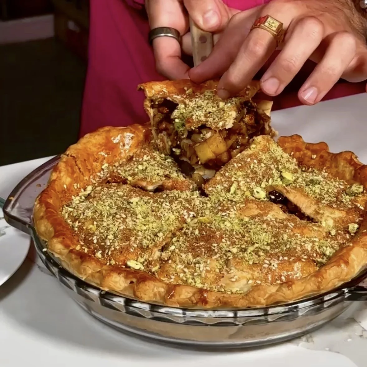 Baklava Apple Pie