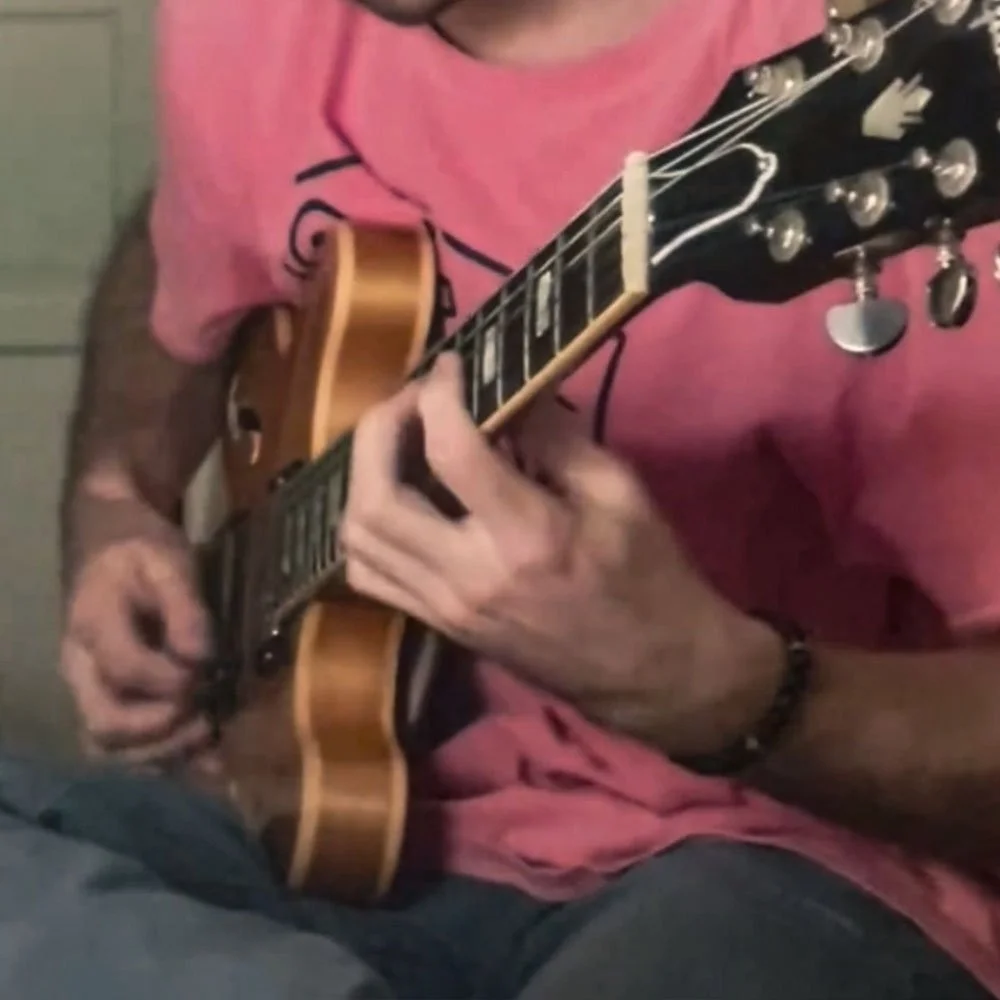 E Lydian Spread Voicing Triad Groupings (Sheet music + TABs)