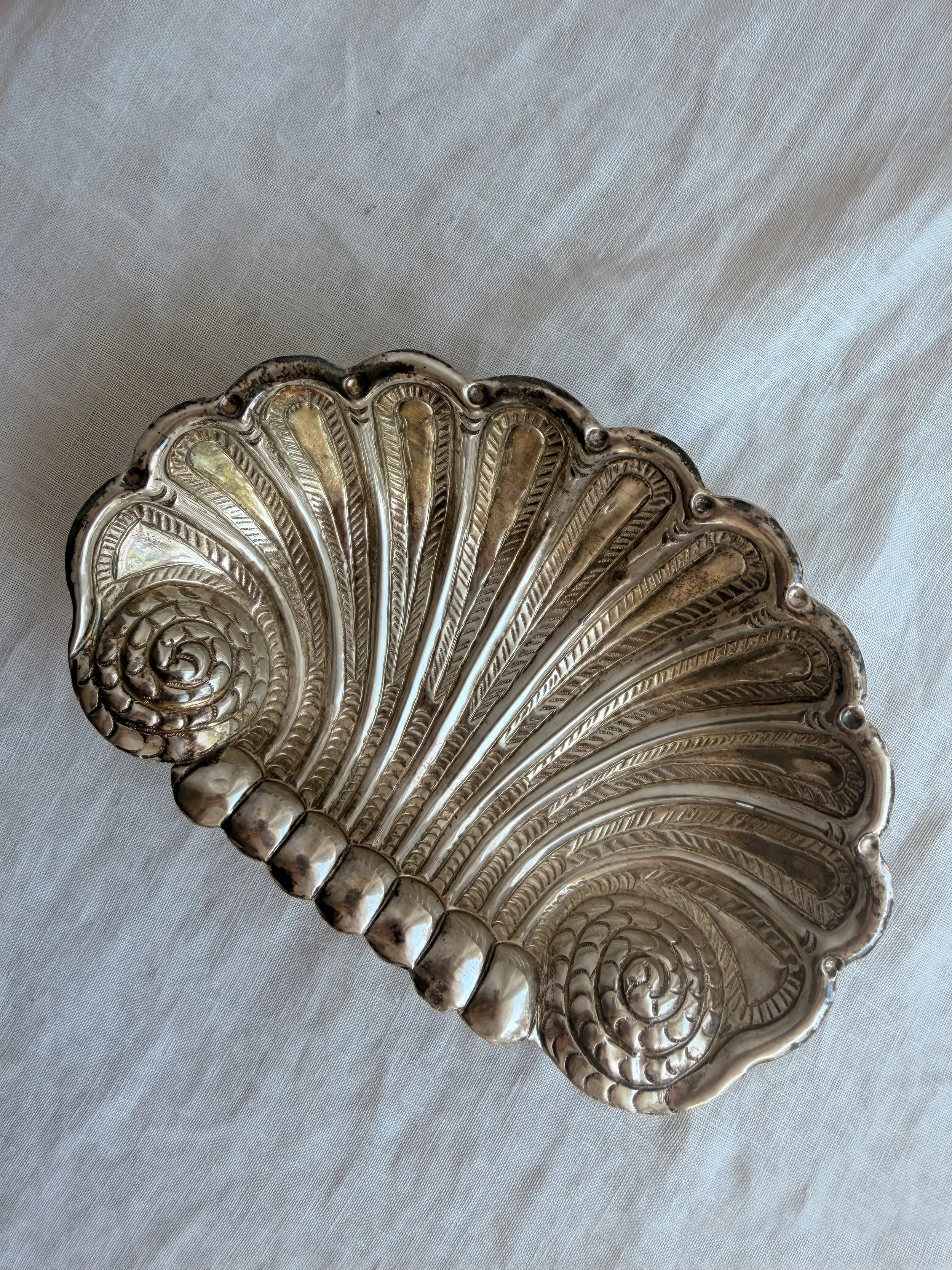 Antique Shell Dish