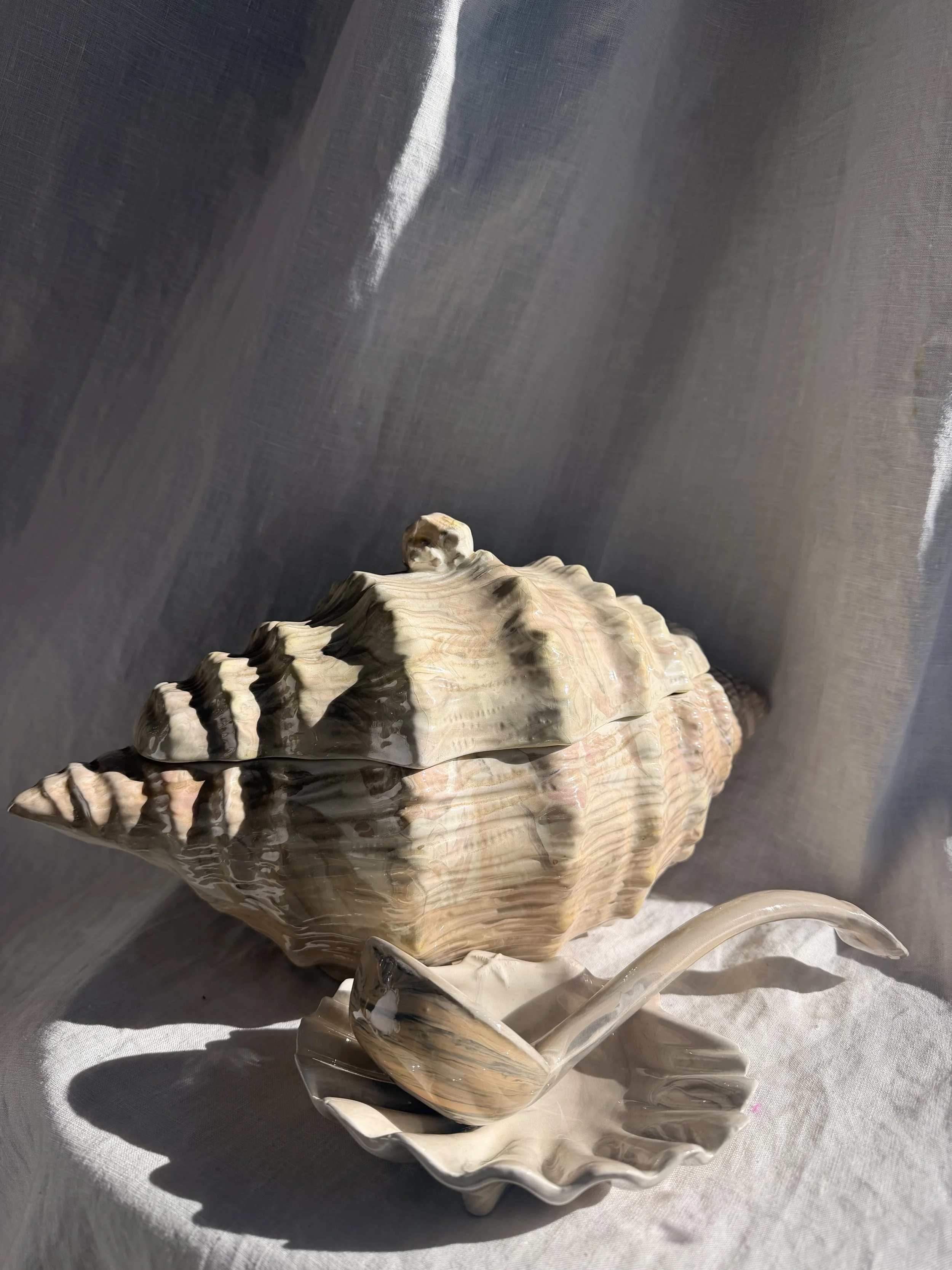 Ceramic Shell Tureen