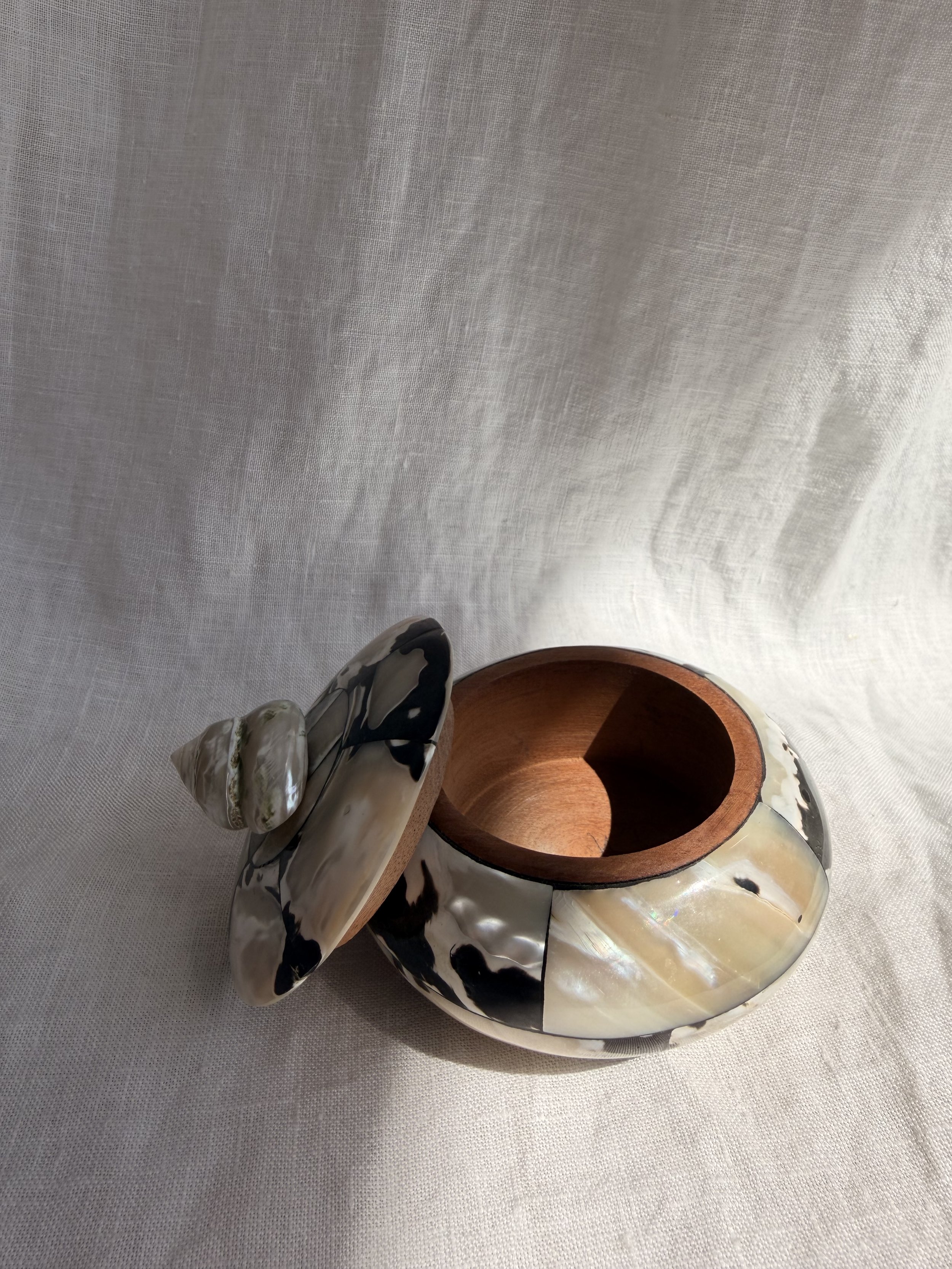 Natural Shell Inlay Box