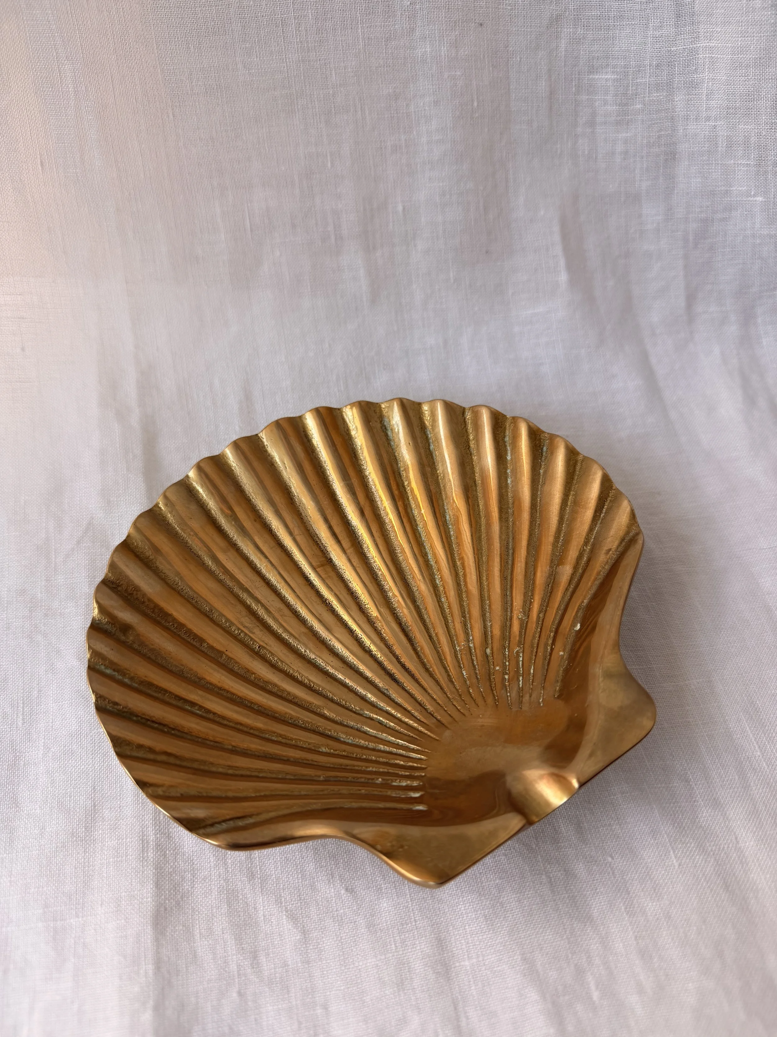 Brass Shell Trinket Dish