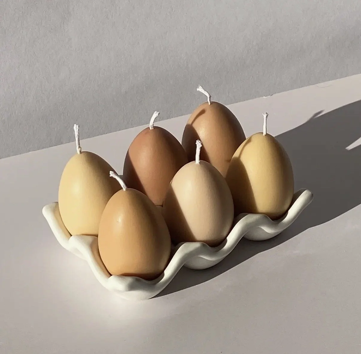 Set of Egg Candles