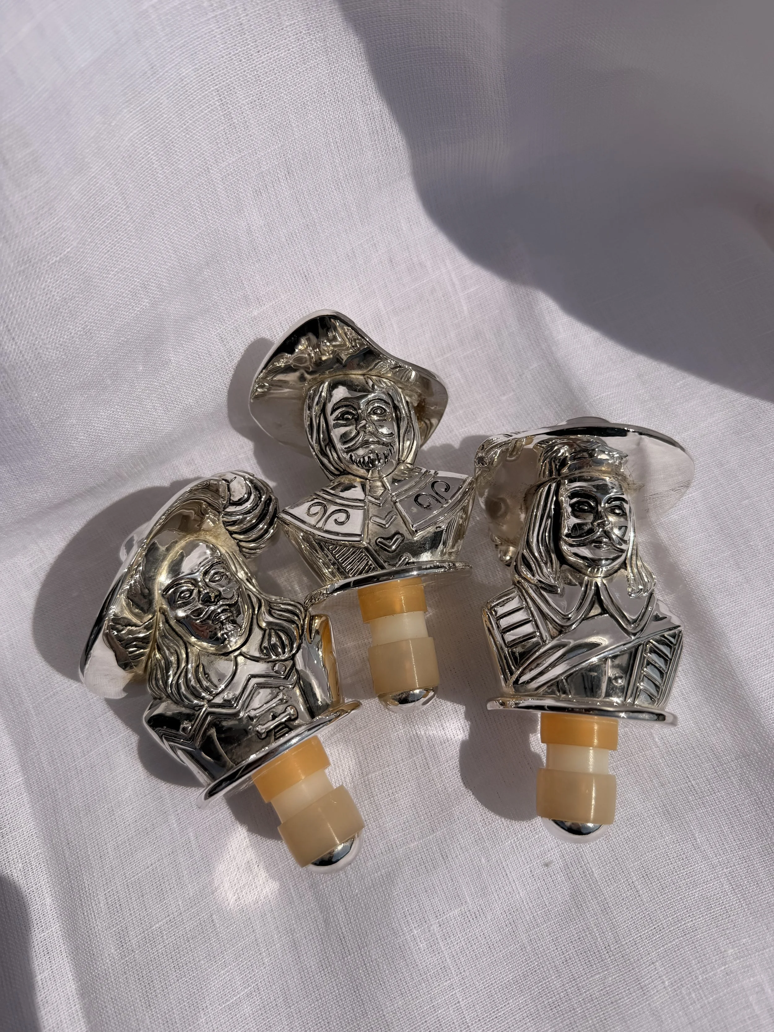 Conquistadores Bottle Stopper Trio