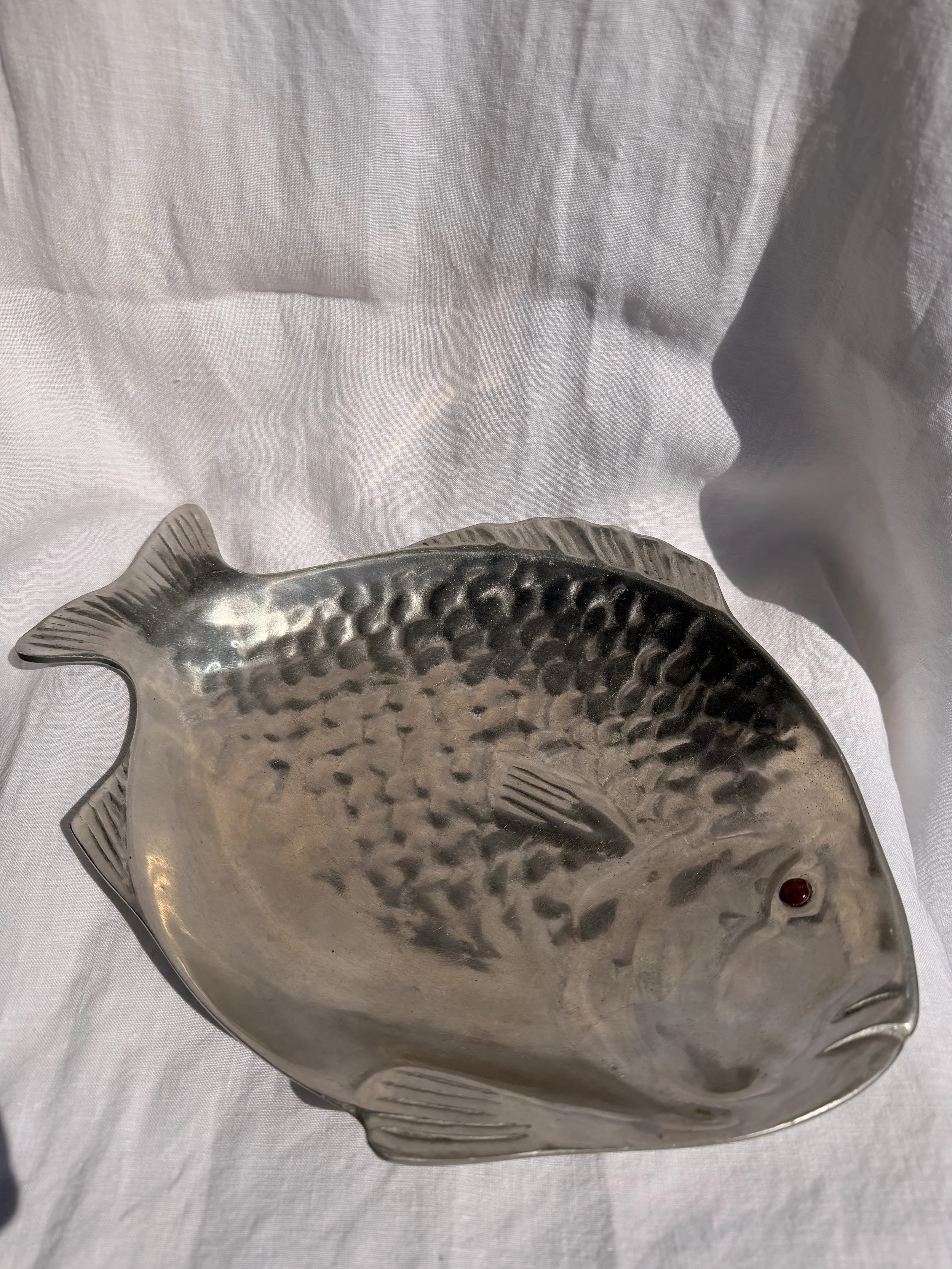 Fish Platter w/ Cabochon Eye