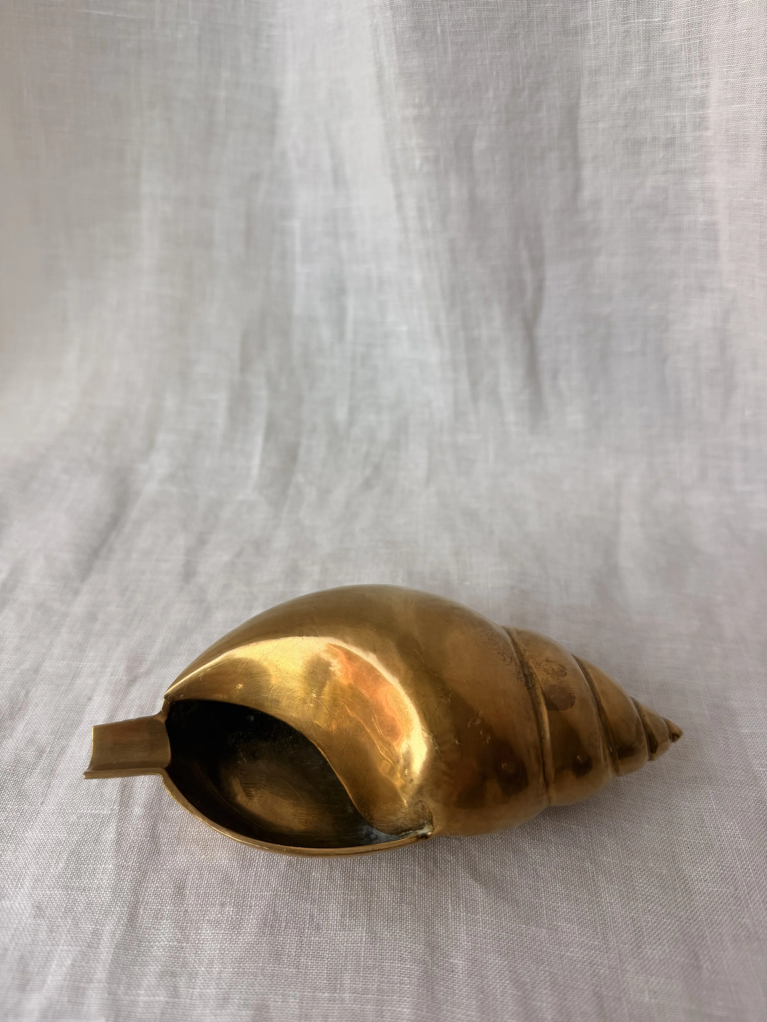 Brass Shell Ash Tray