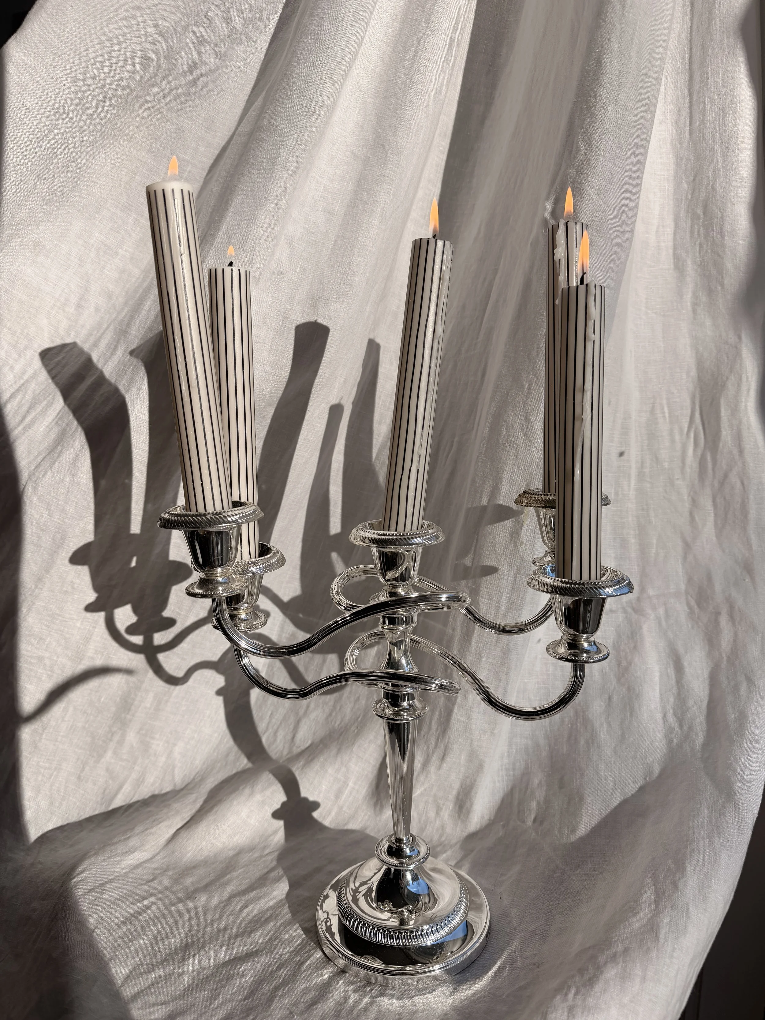 Swirl Arm Candelabra