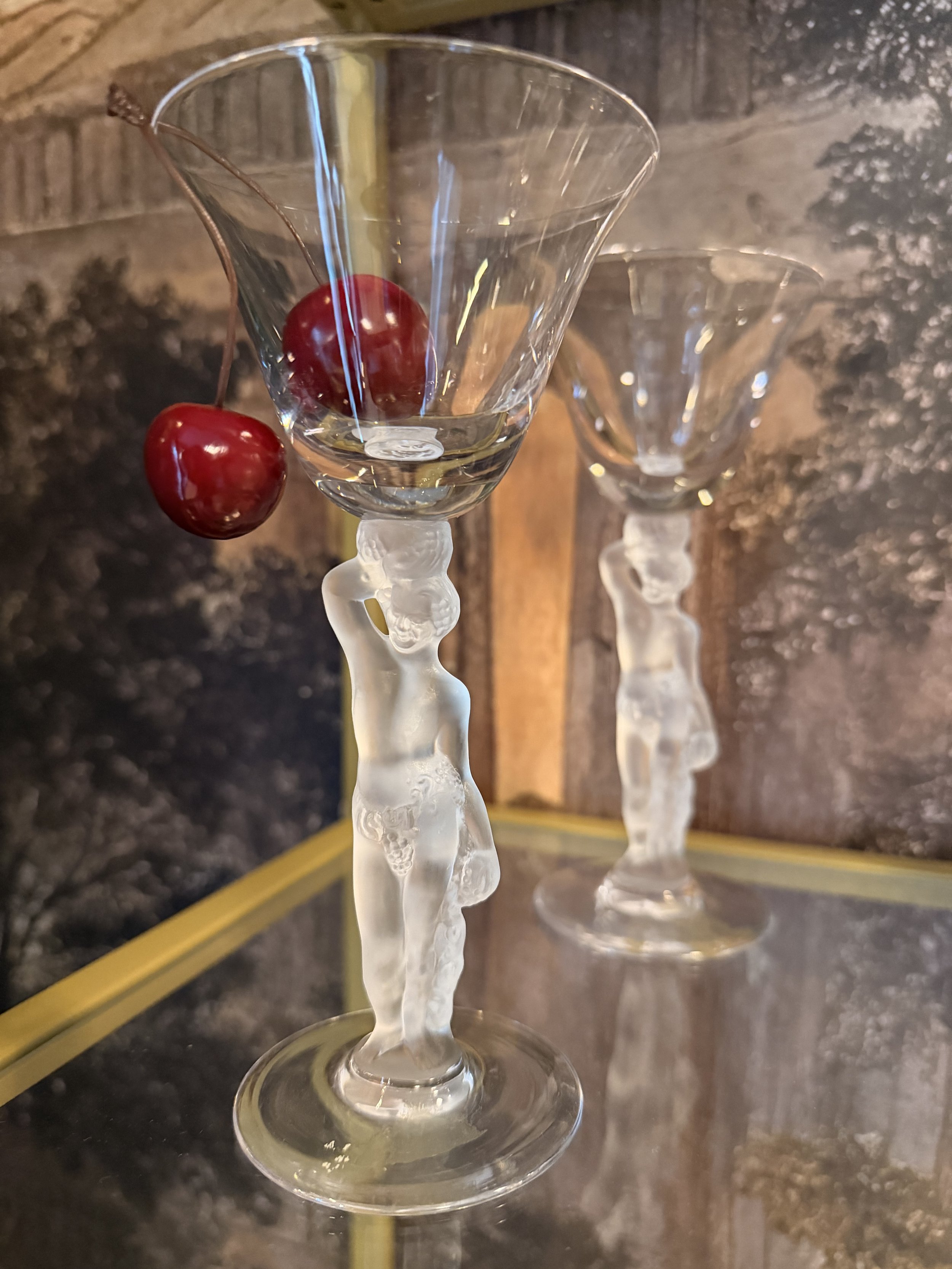 French Bayel Bacchus Stemware - II