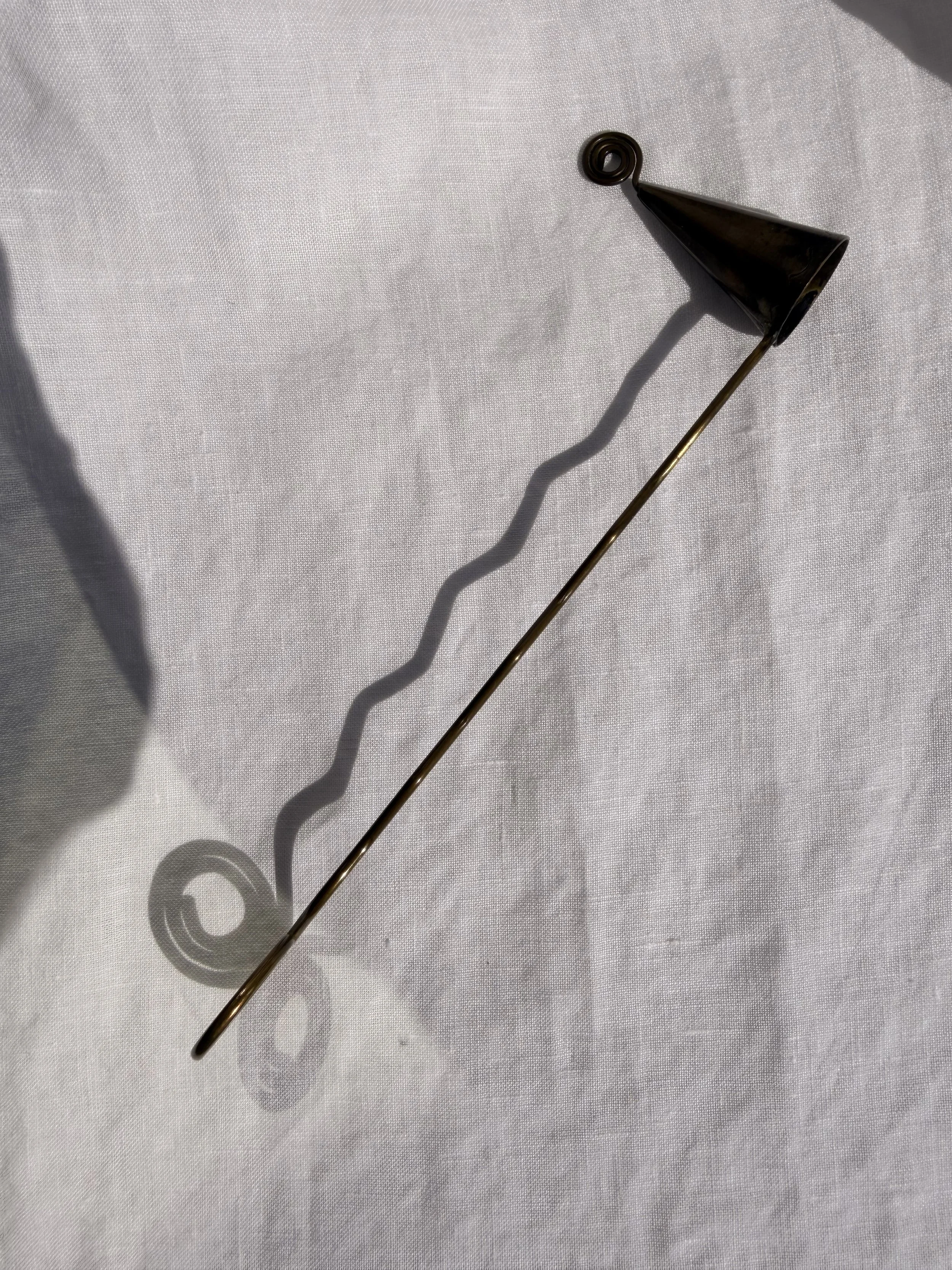 Swedish Brass Candle Snuffer