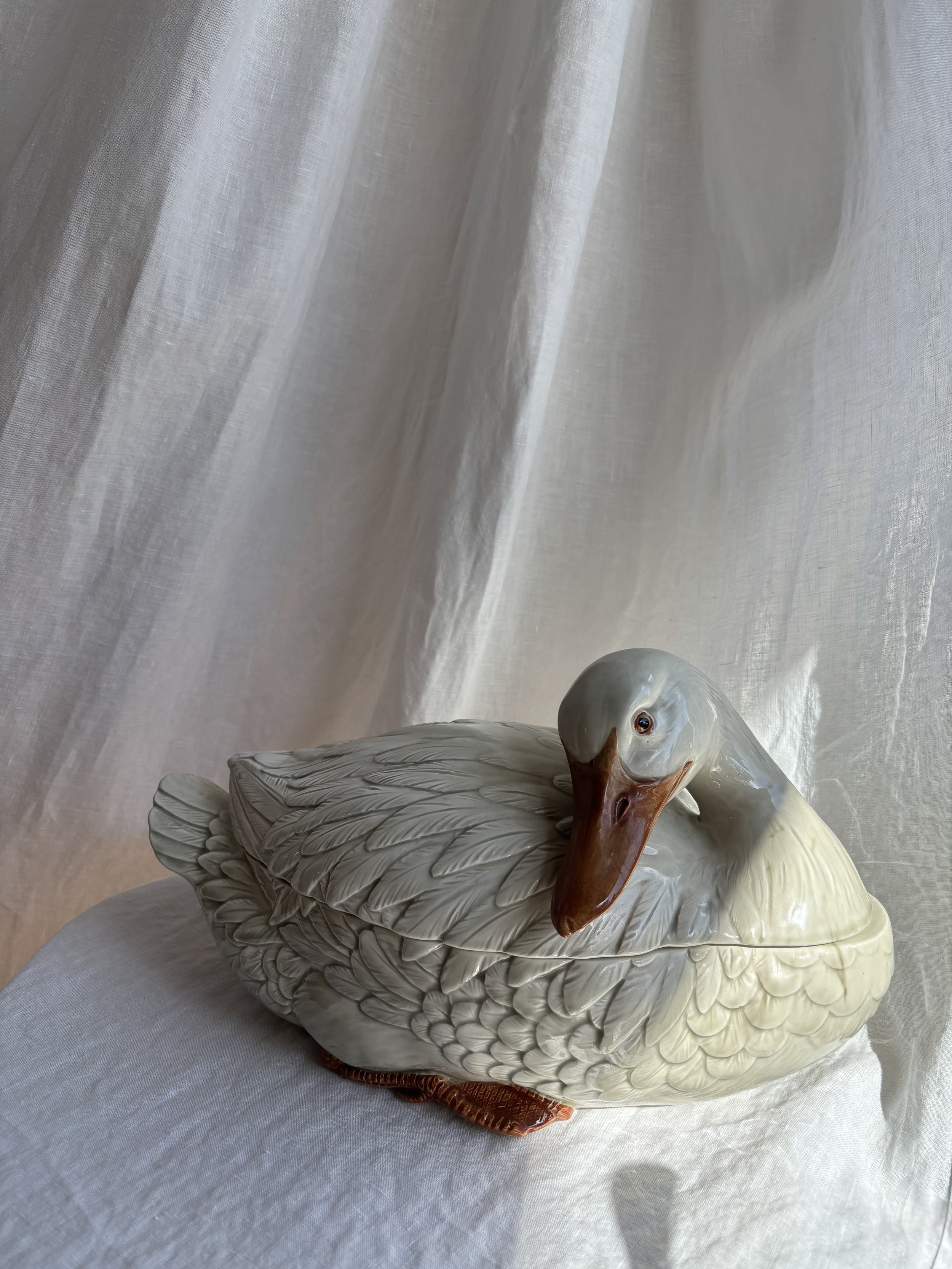 Ceramic Goose Tureen