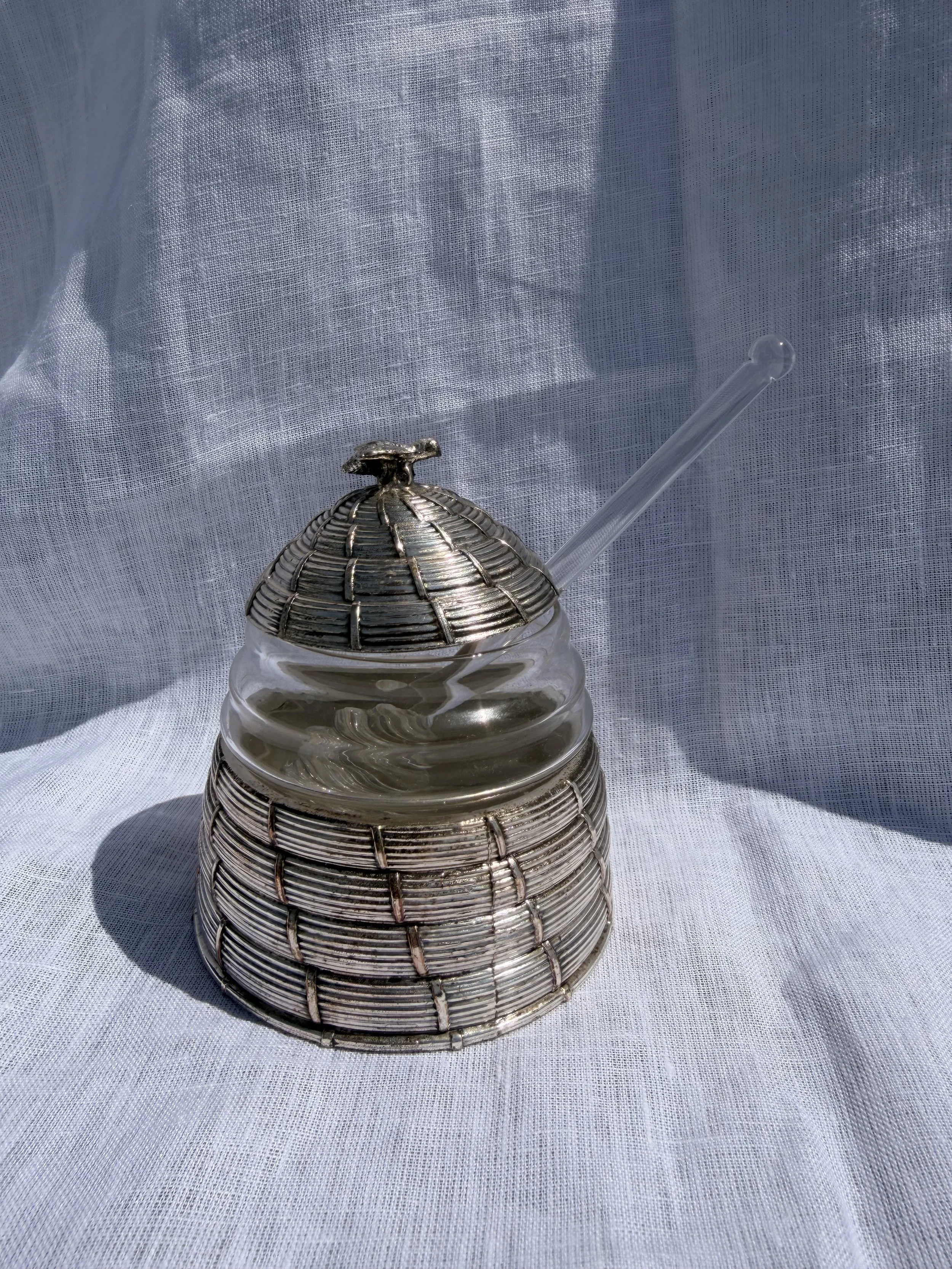 Beehive Honey Jar Set