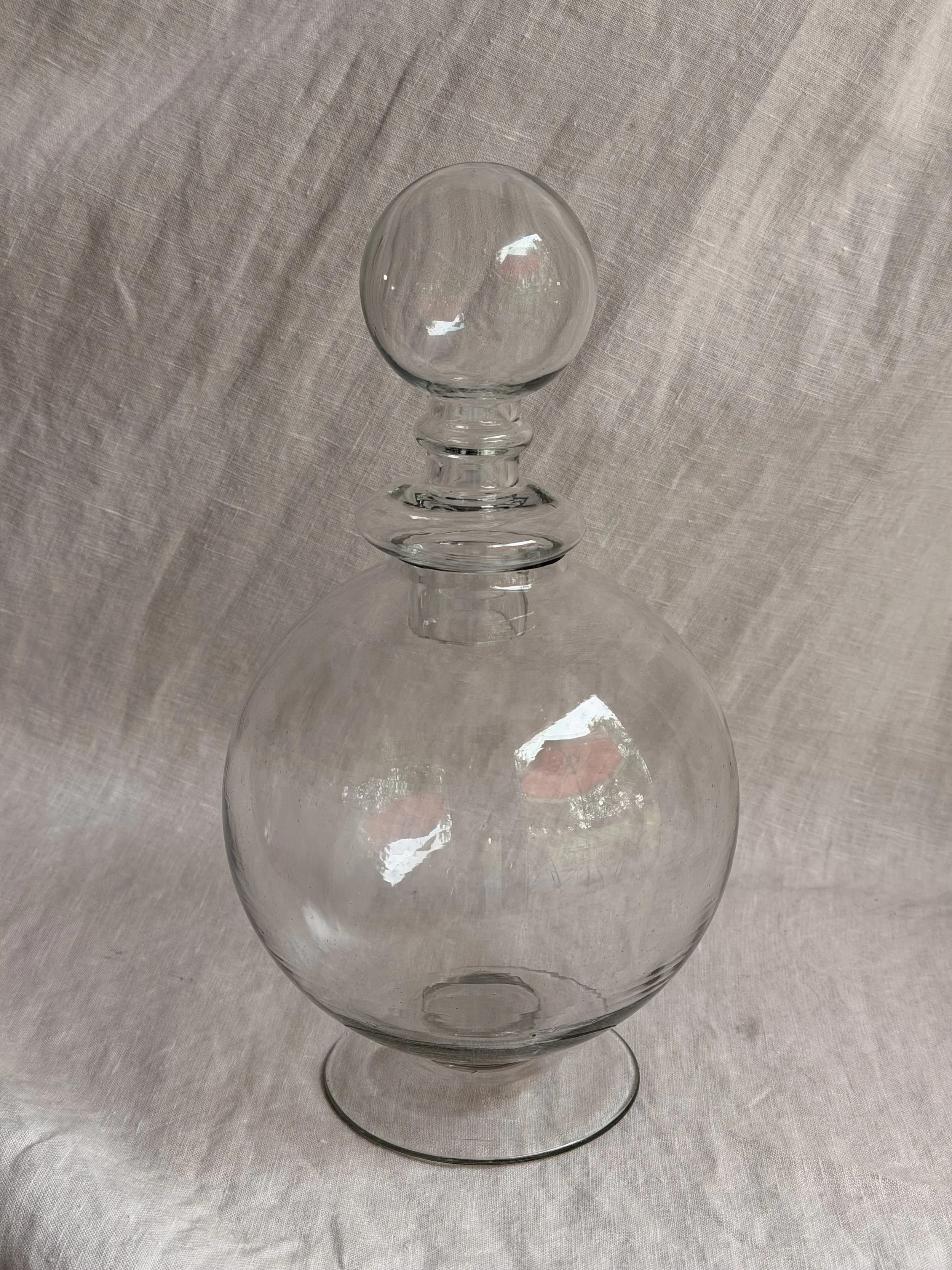 Round Glass Decanter