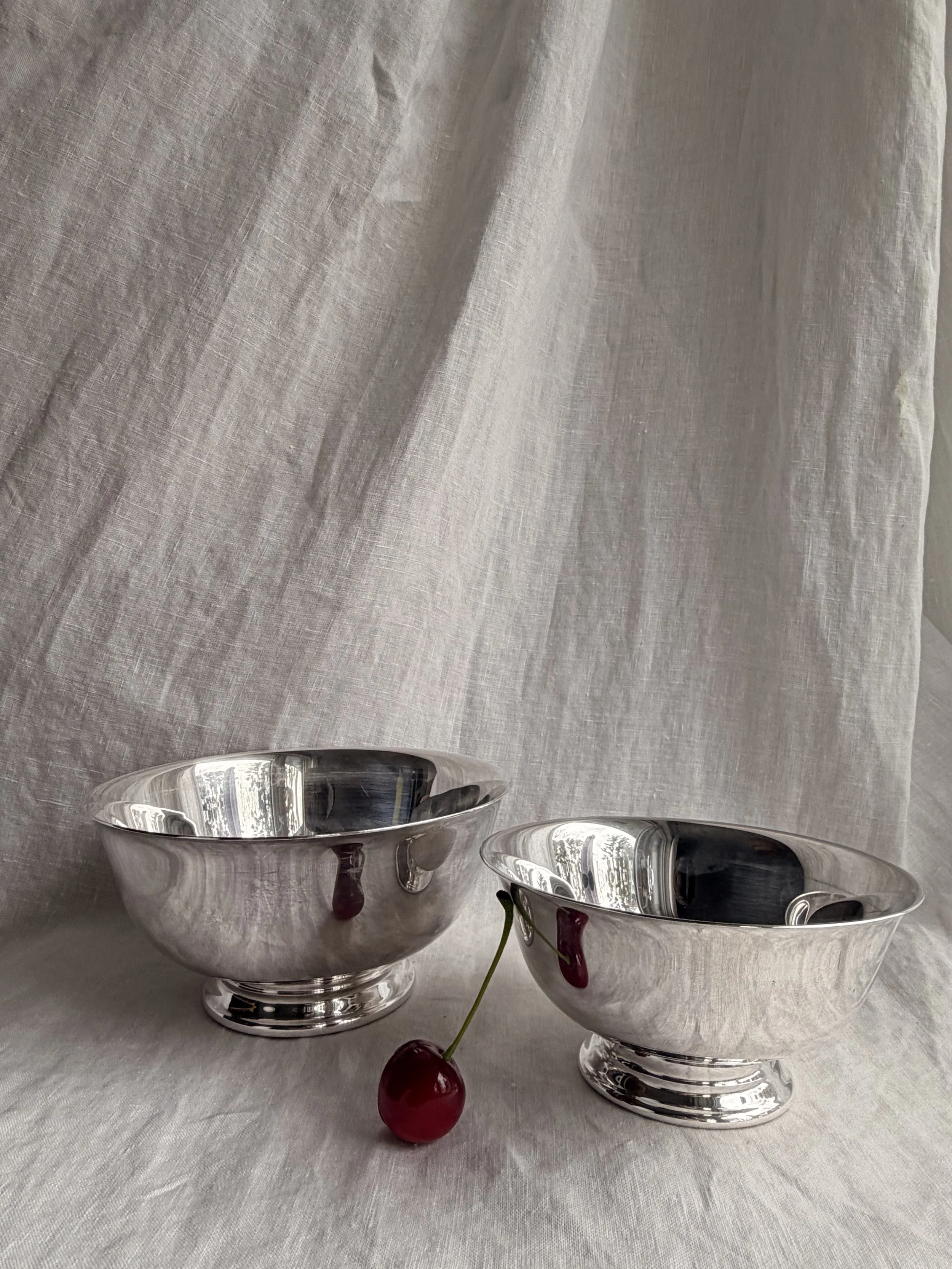 Silver Bowl Duo