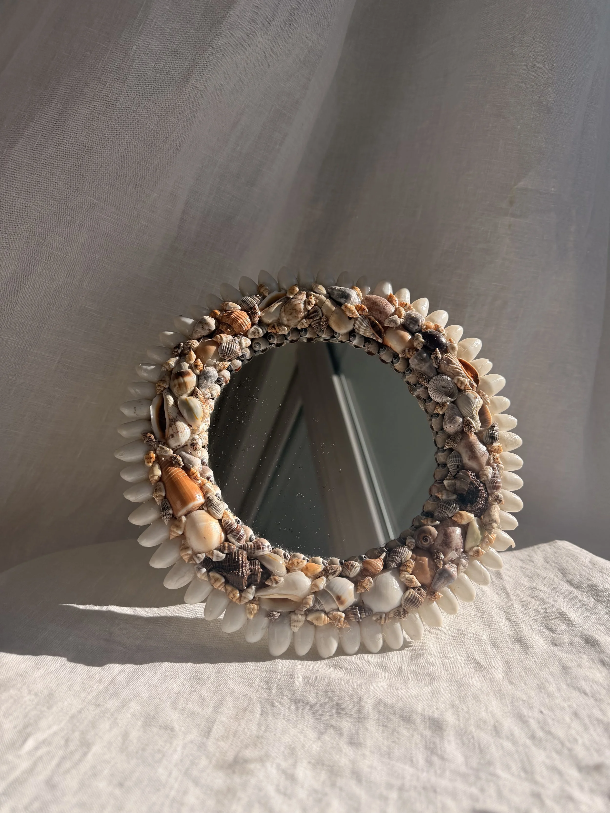 Shell Encrusted Mirror
