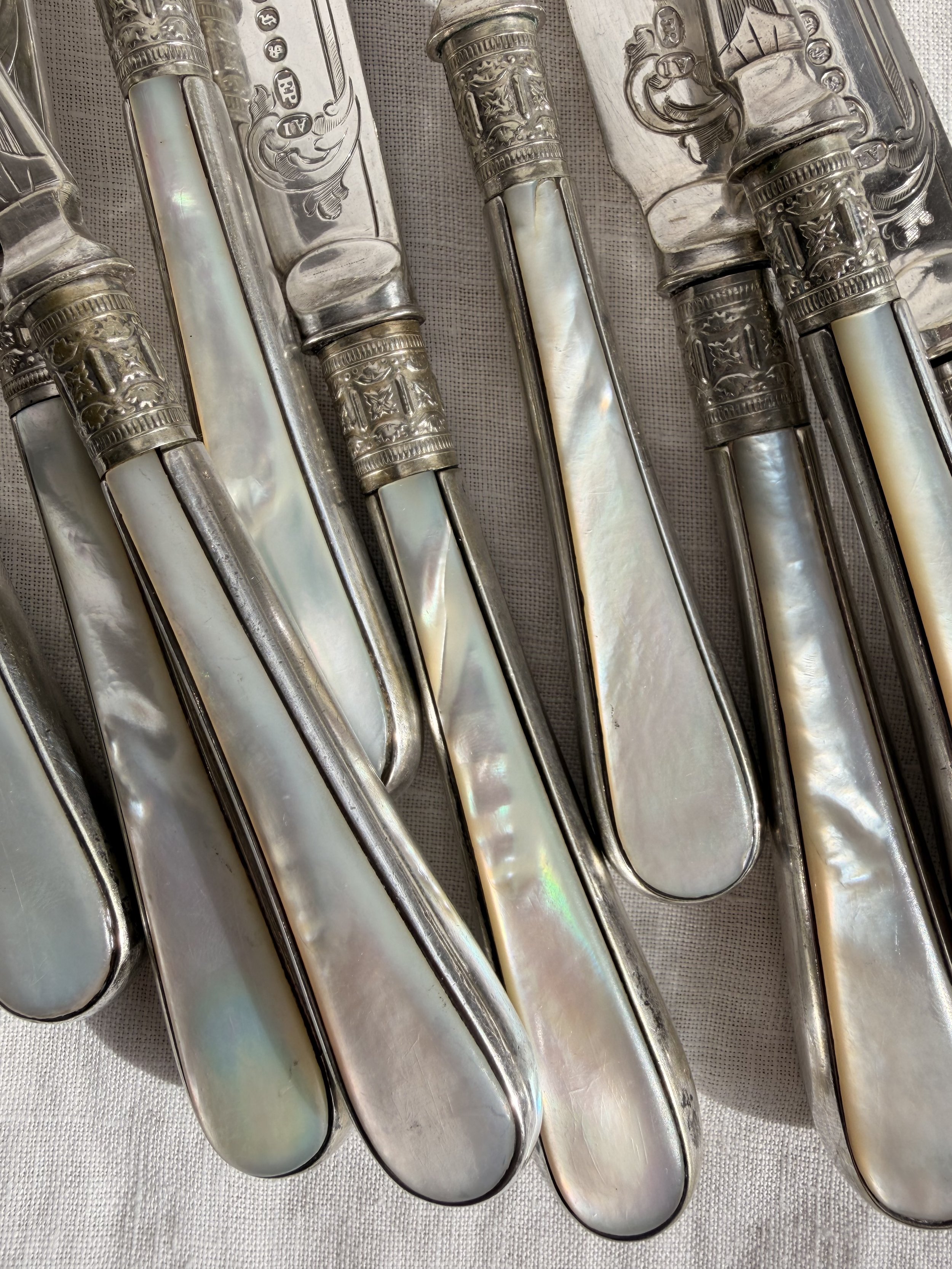 Antique M.o.P. Flatware Set