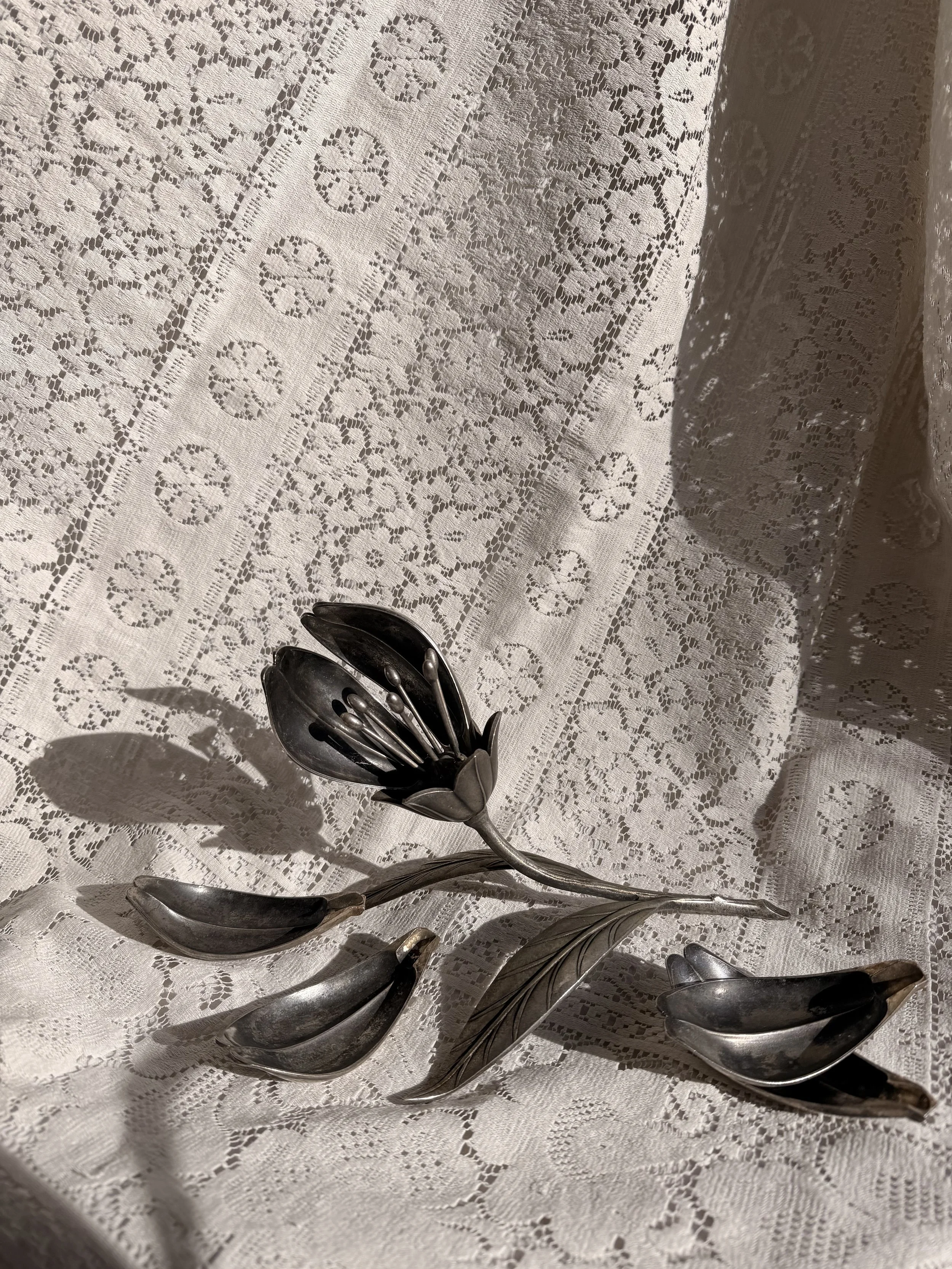 Italian Sculptural Flower Petal Ashtray - III