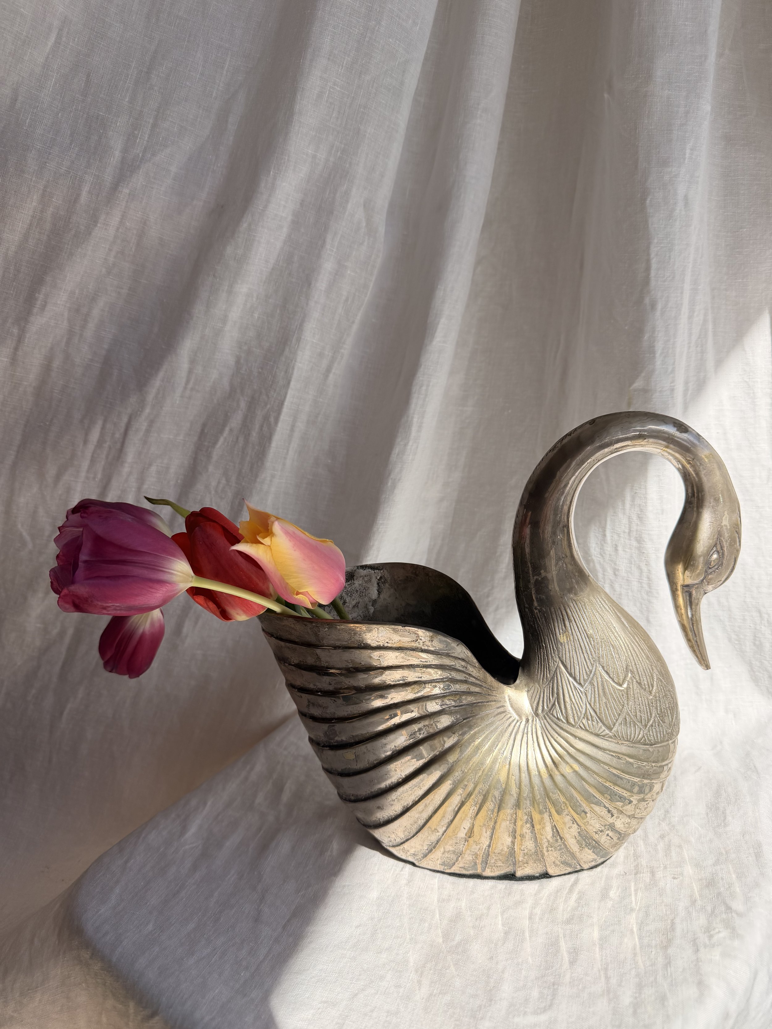 Swan Vase/Bottle Holder